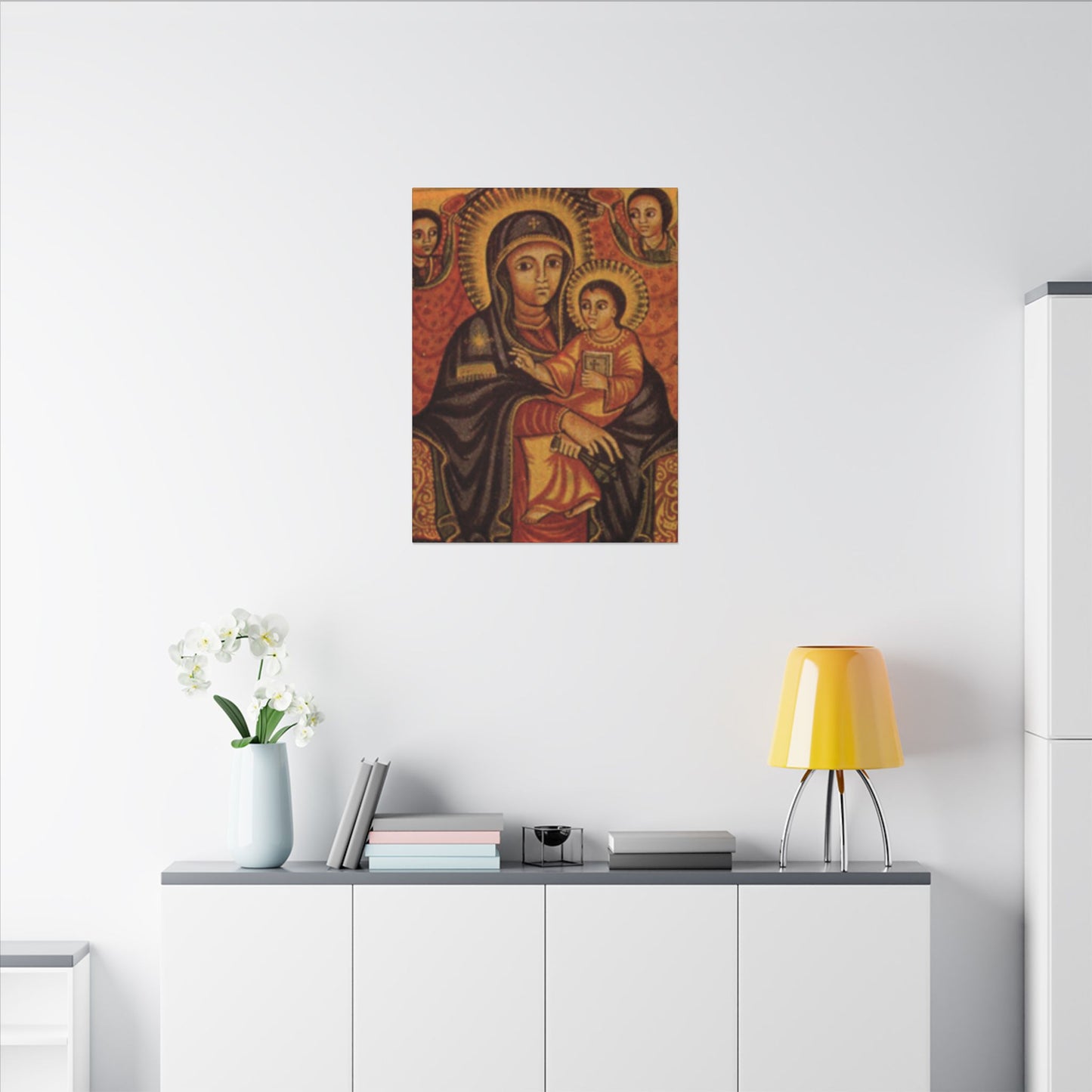 Matte Canvas, Stretched, 0.75" (Multi-Size) Holy virgin Mary