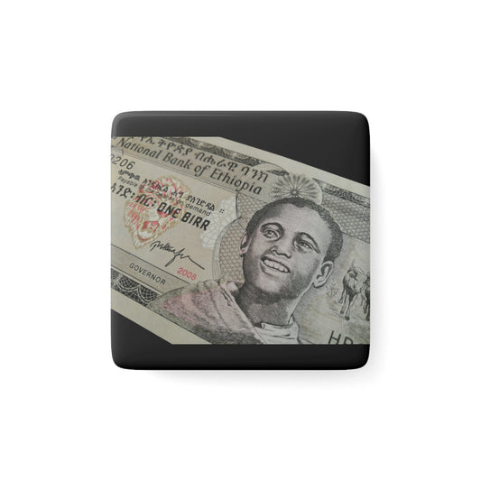 Porcelain Magnet, Square 1 birr