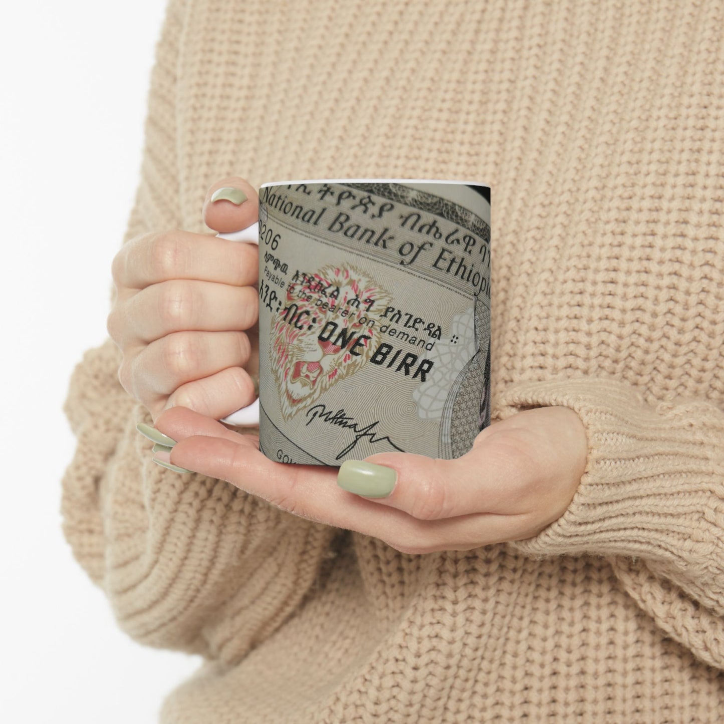 Ceramic Mug, (11oz, 15oz) 1 birr