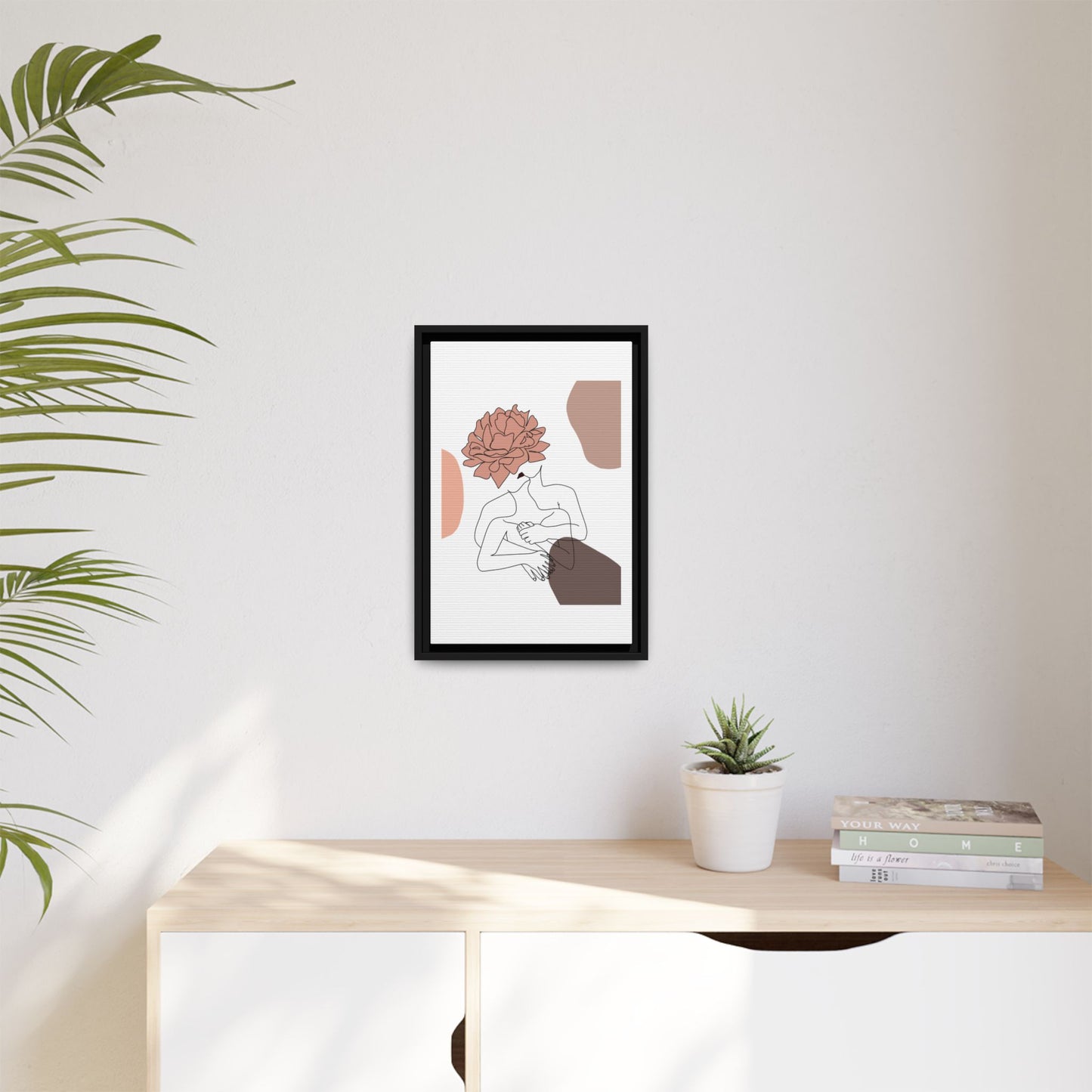 Matte Canvas, Framed (Multi-color)