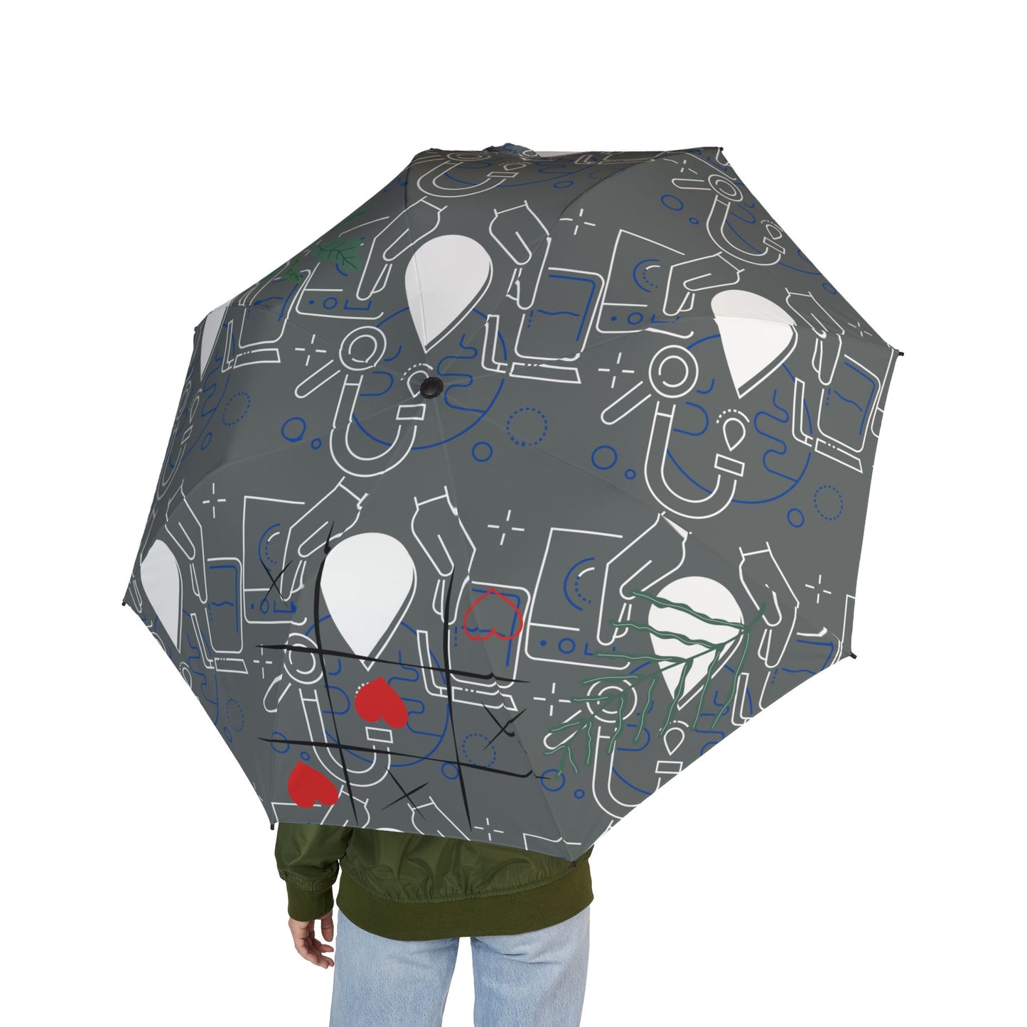 Semi-Automatic Foldable Umbrella