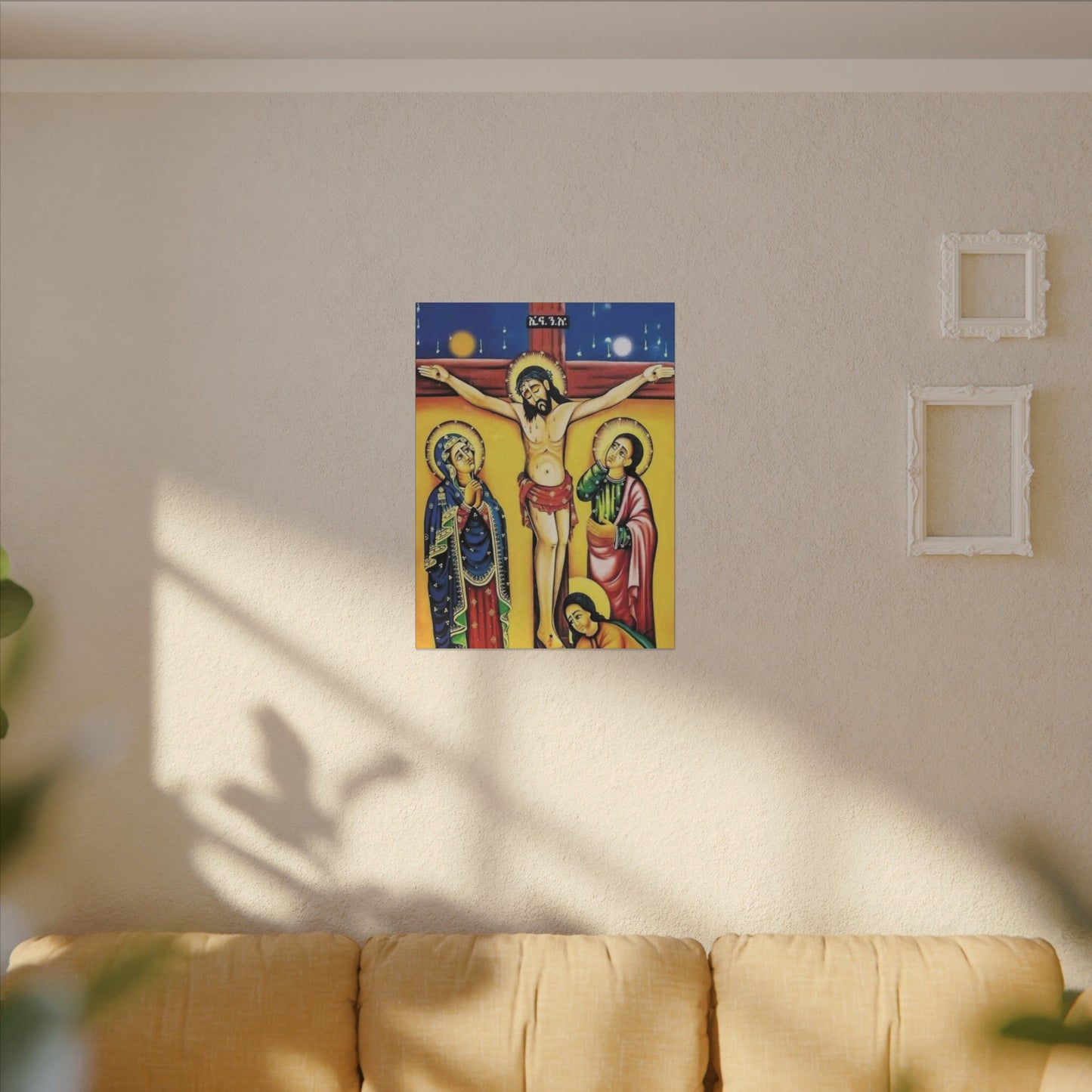 Matte Canvas, Stretched, 0.75" (Multi-Size) Jesus Christ ኢየሱስ ክርስቶስ
