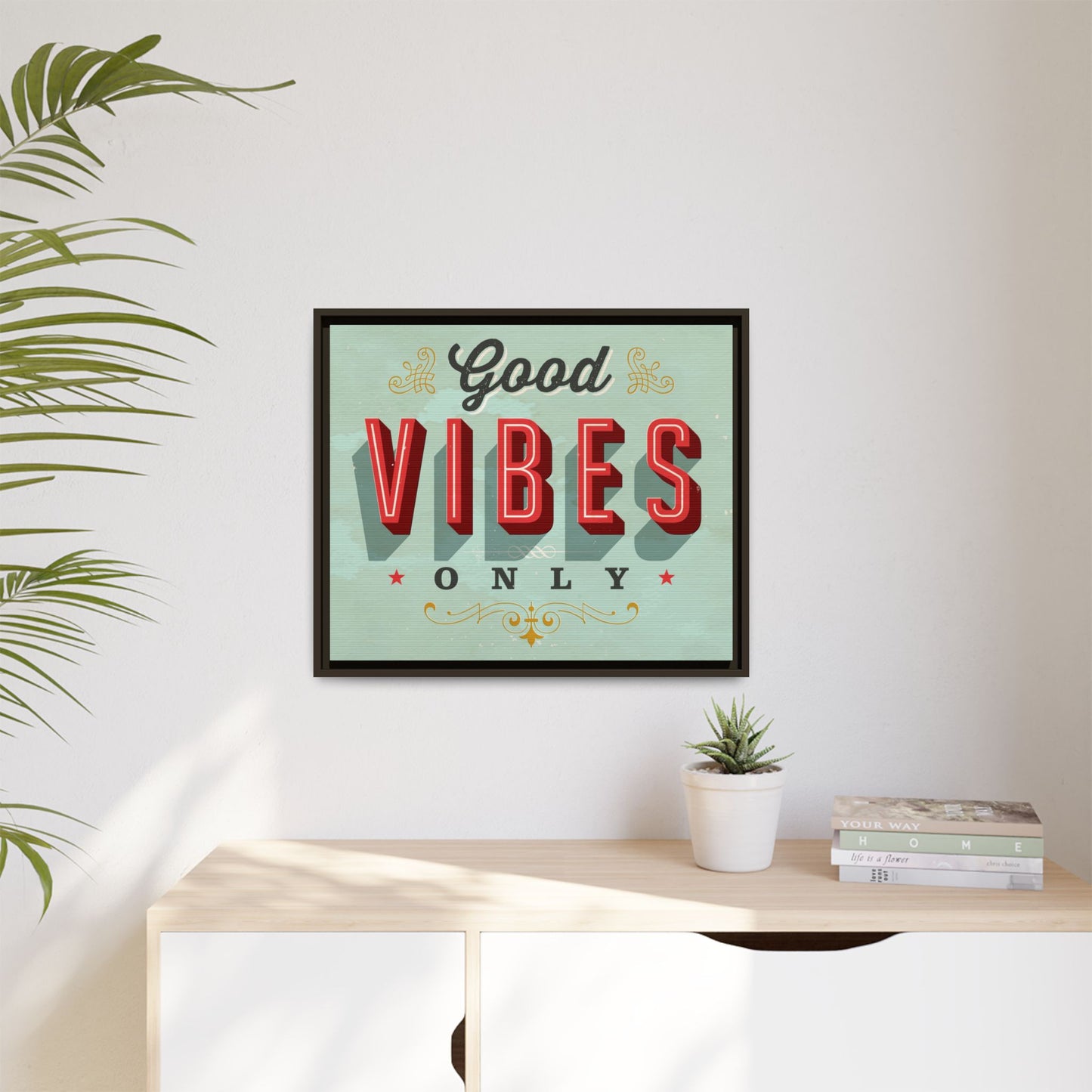 Matte Canvas, Framed (Multi-color)