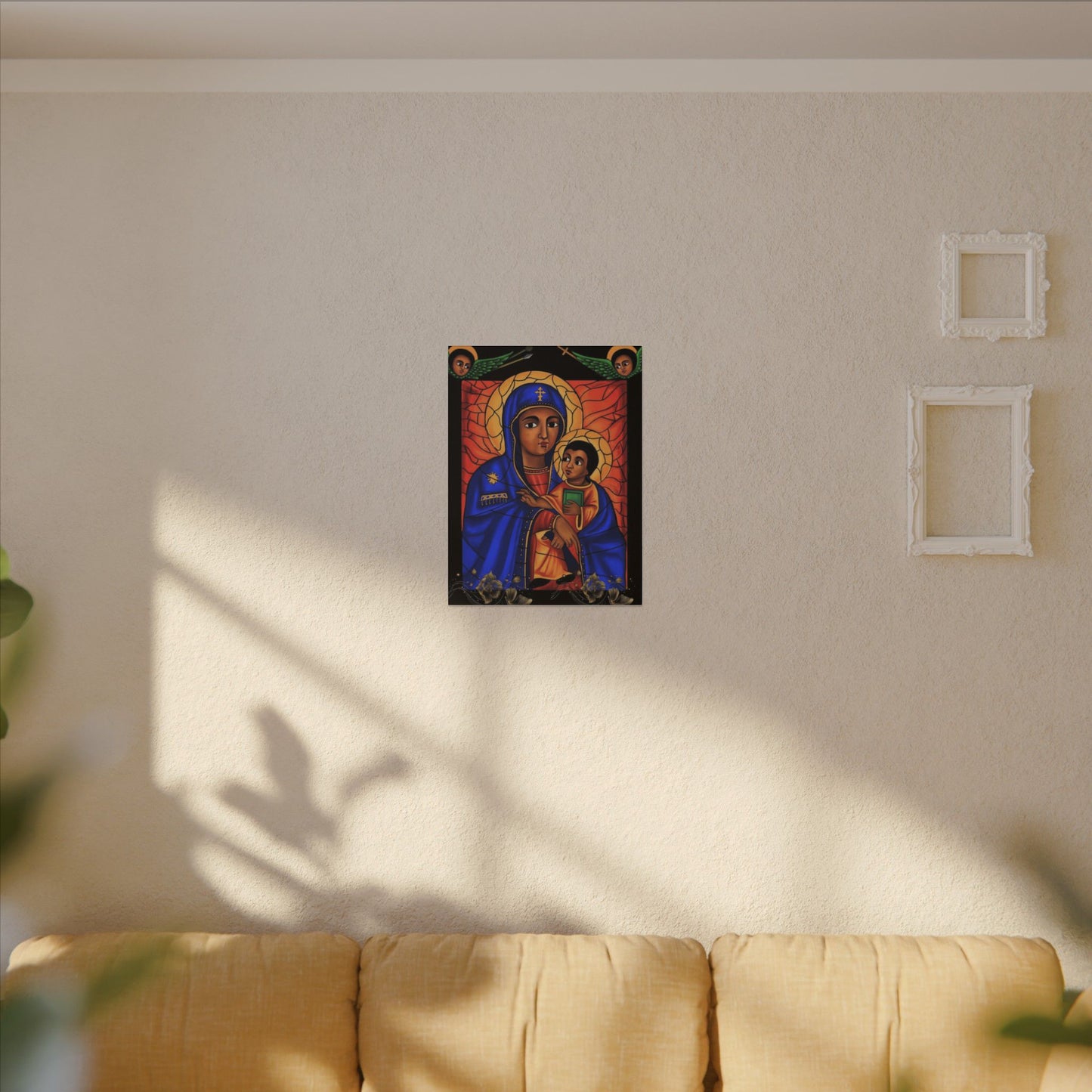 Virgin Mary Matte Canvas, Stretched, 0.75" (Multi-Size)