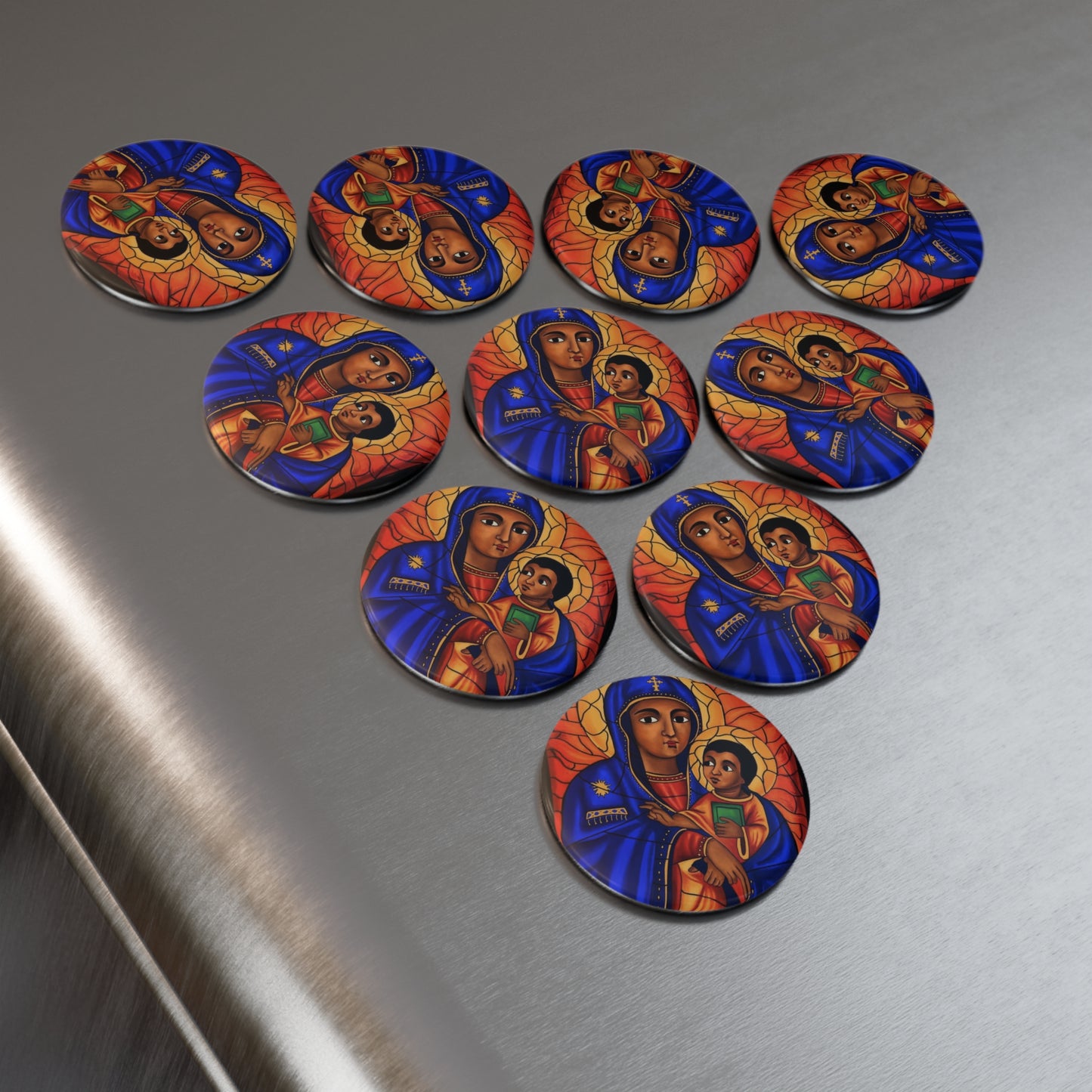 Button Magnet, Round (1 & 10 pcs)