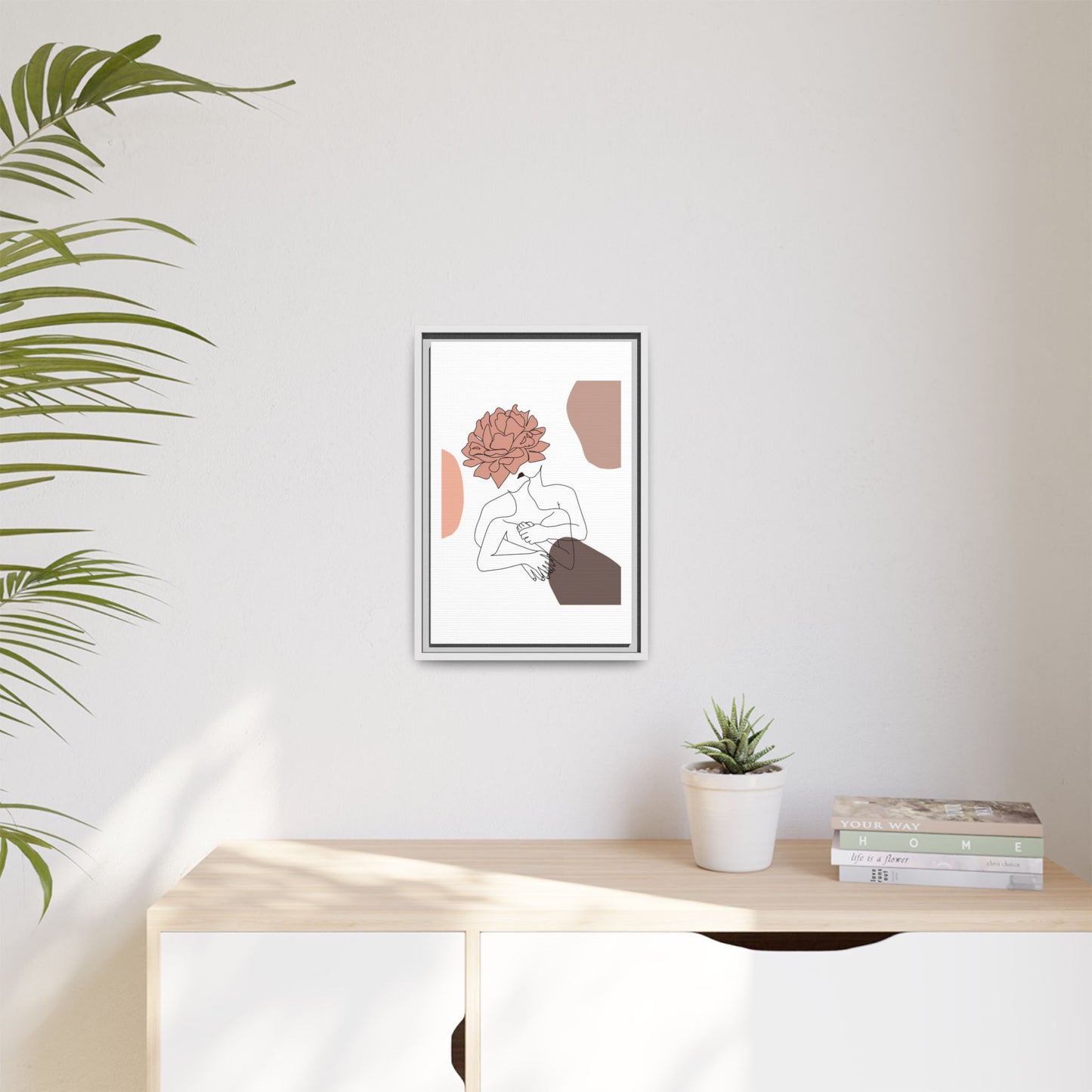 Matte Canvas, Framed (Multi-color)
