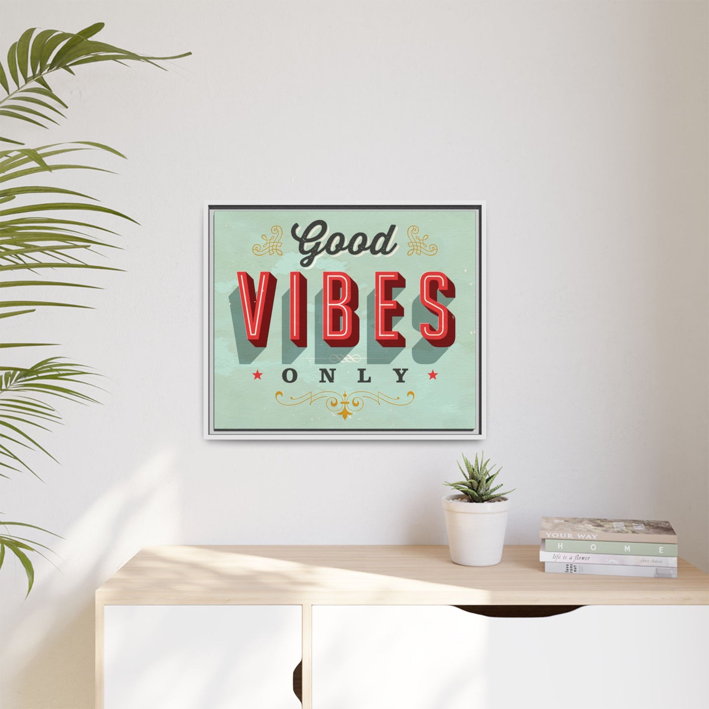 Matte Canvas, Framed (Multi-color)