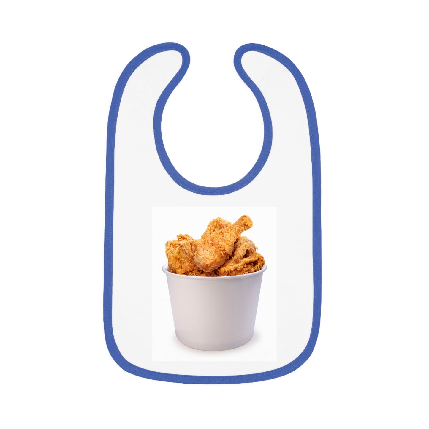 Baby Contrast Trim Jersey Bib