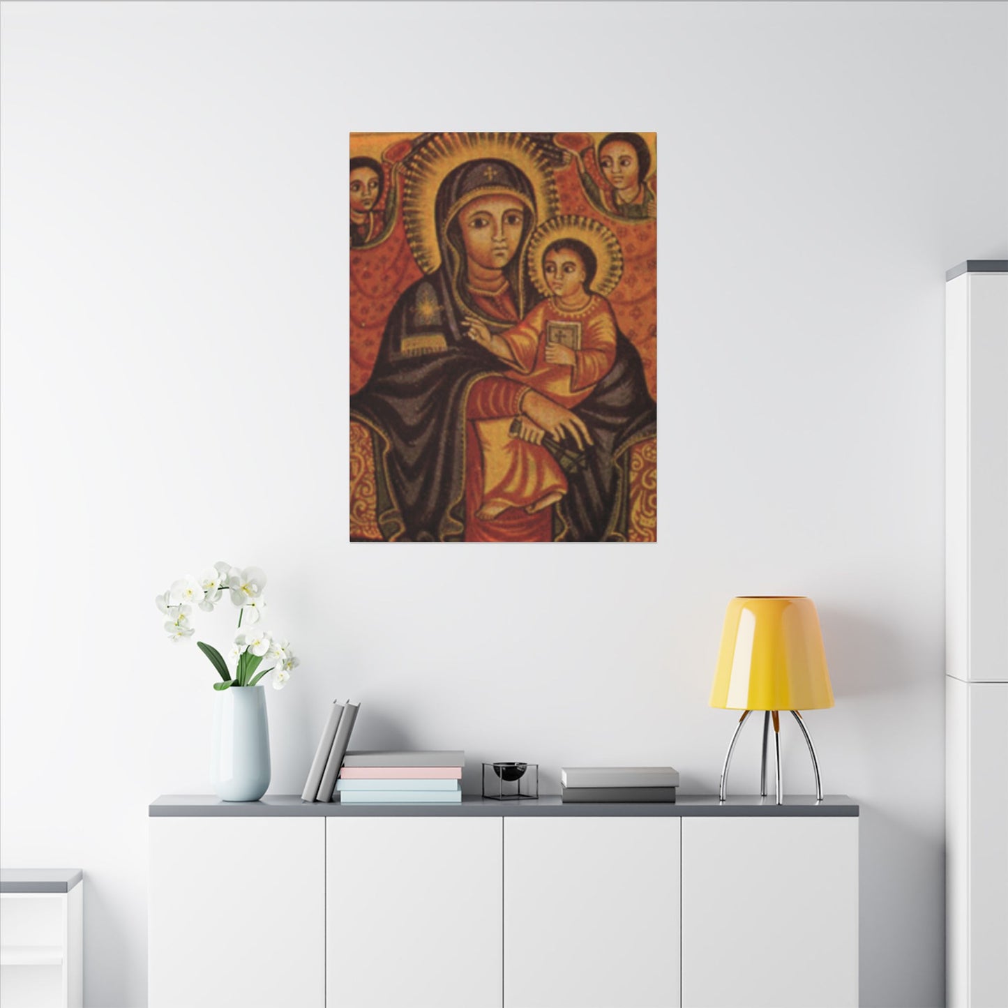 Matte Canvas, Stretched, 0.75" (Multi-Size) Holy virgin Mary