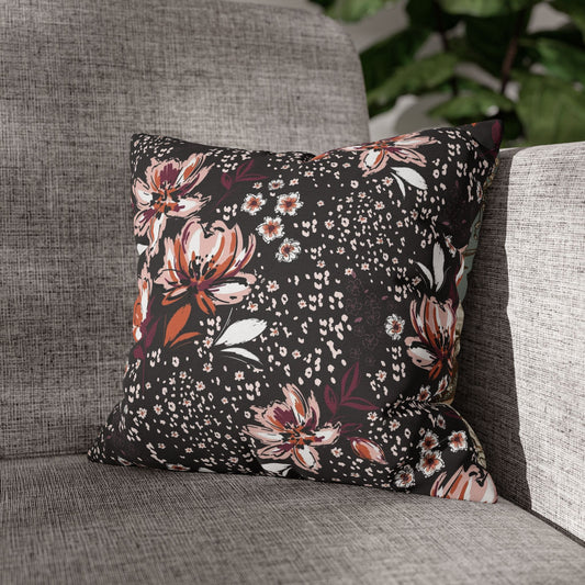 Spun Polyester Square Pillowcase