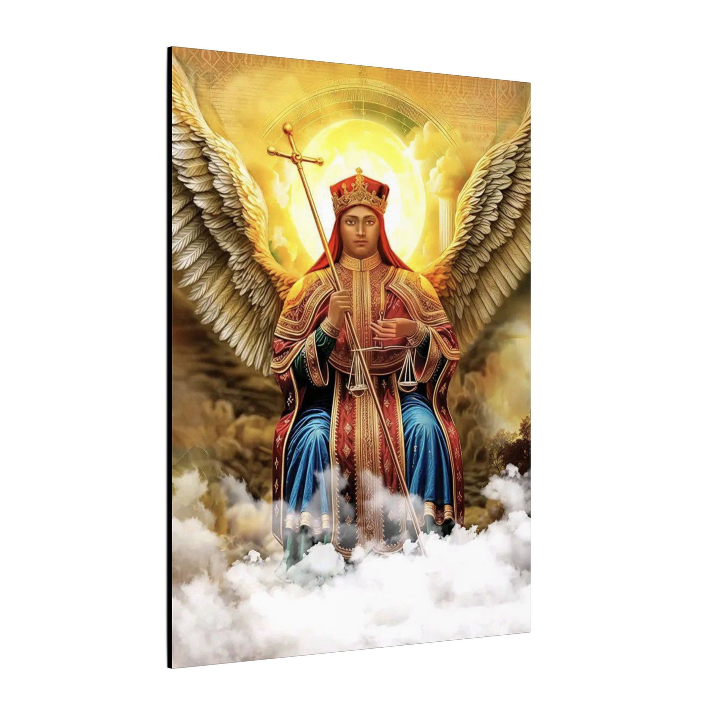 Matte Canvas, Stretched, 0.75" (Multi-Size) Saint Michael ቅዱስ ሚካኤል
