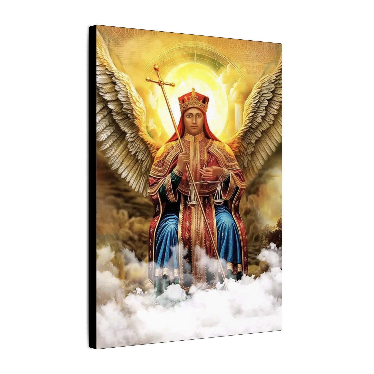 Matte Canvas, Stretched, 0.75" (Multi-Size) Saint Michael ቅዱስ ሚካኤል