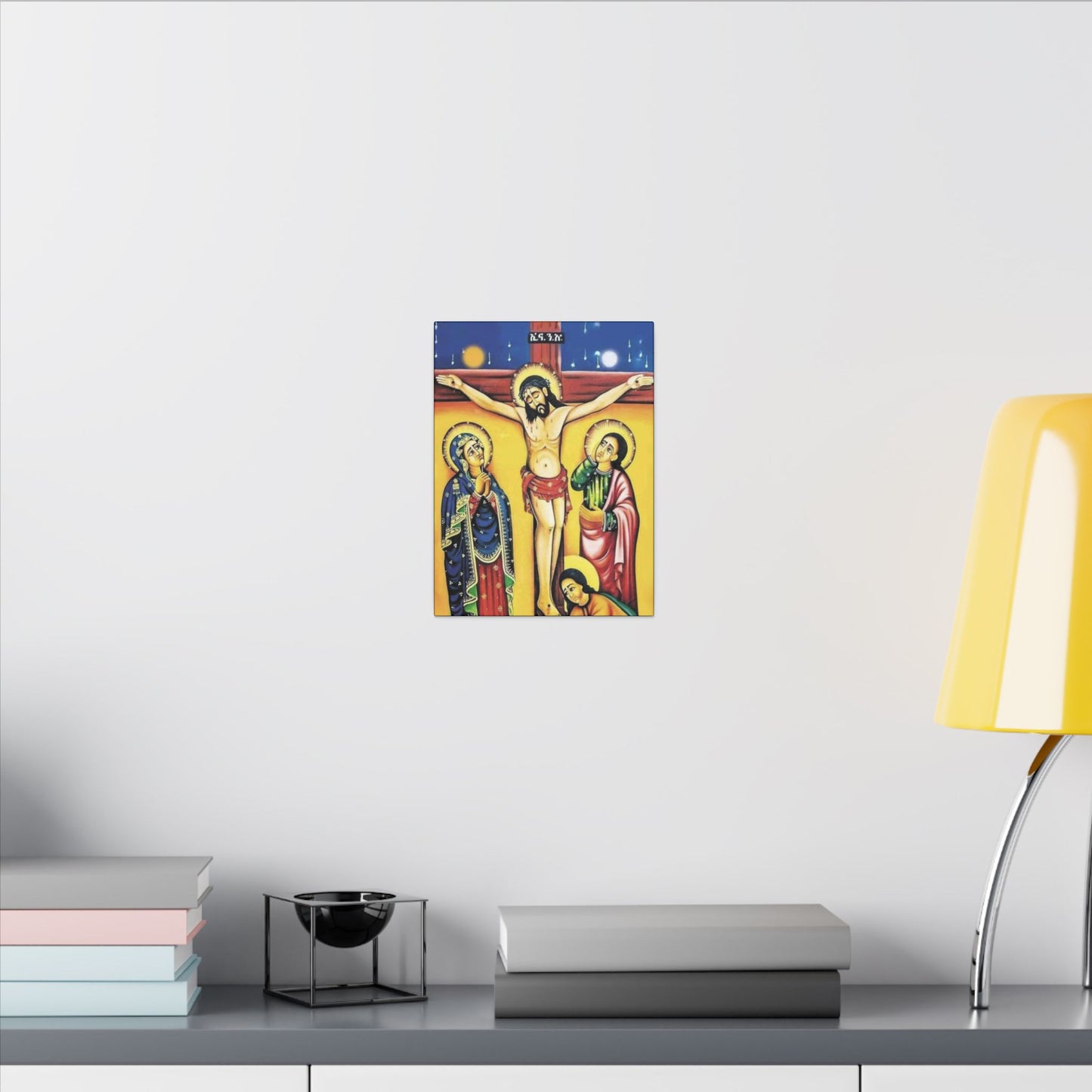 Matte Canvas, Stretched, 0.75" (Multi-Size) Jesus Christ ኢየሱስ ክርስቶስ
