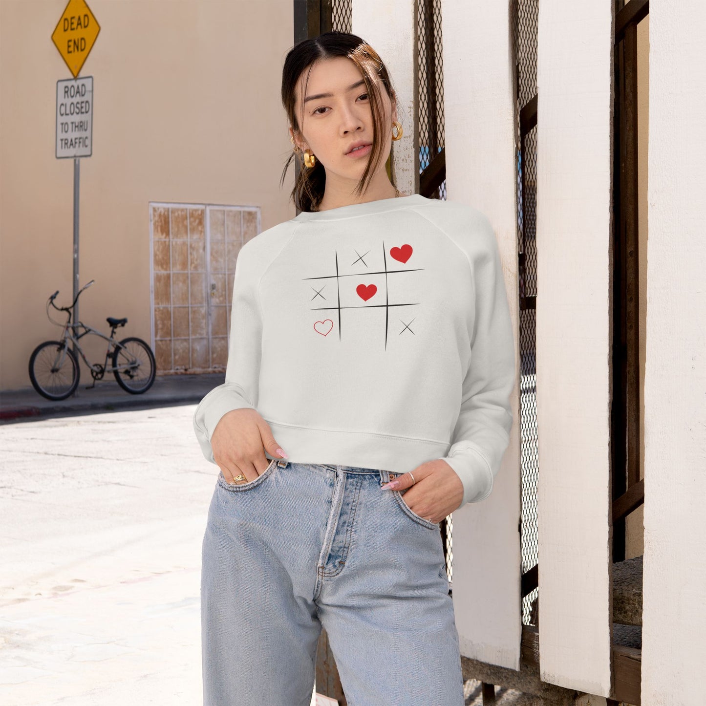 Women's Cropped Fleece Pullover