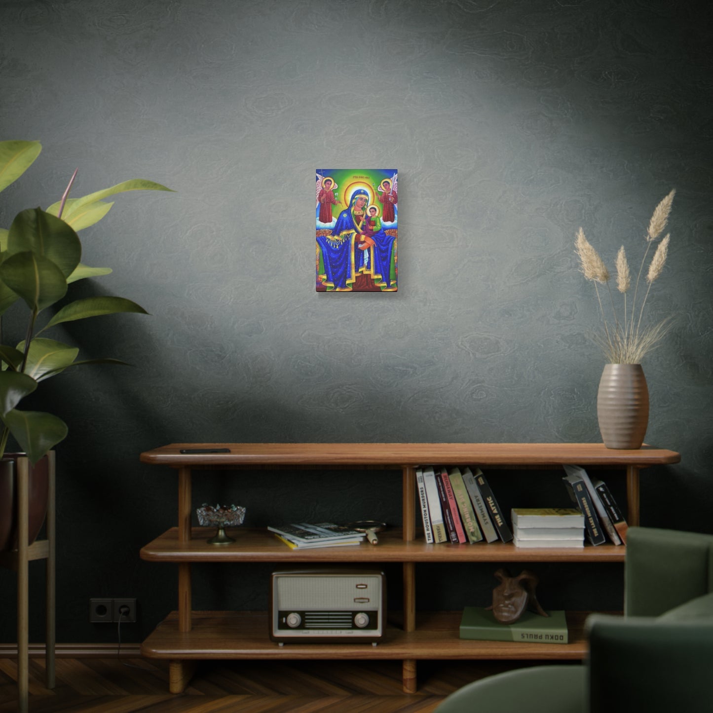 Virgin Mary Matte Canvas, Stretched, 1.25" ማርያም ድንግል