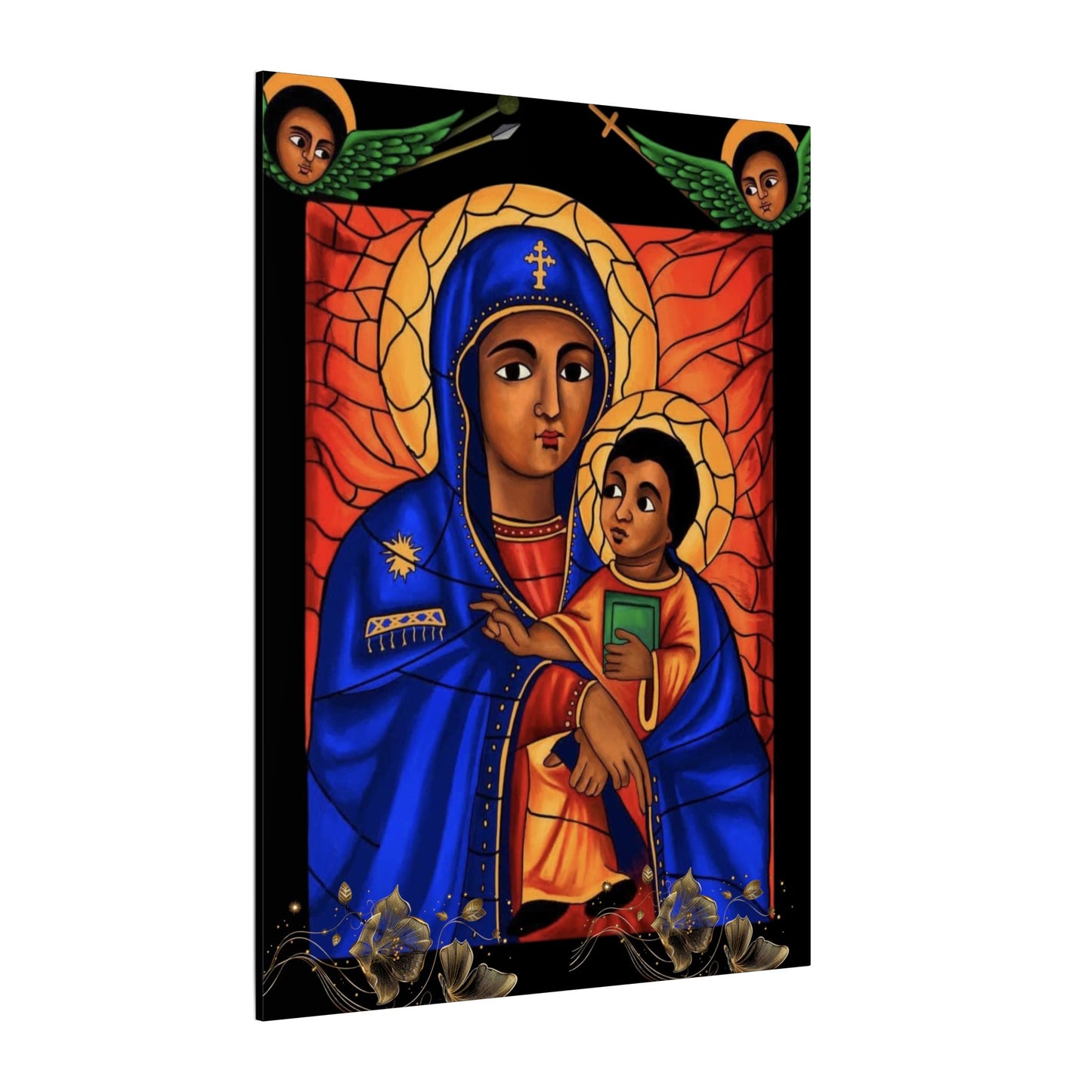 Virgin Mary Matte Canvas, Stretched, 0.75" (Multi-Size)