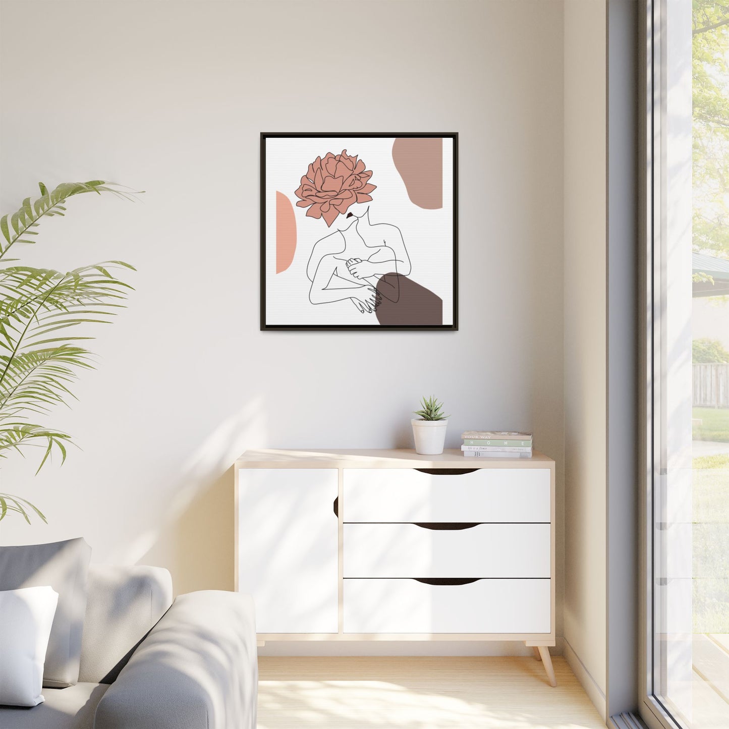 Matte Canvas, Framed (Multi-color)