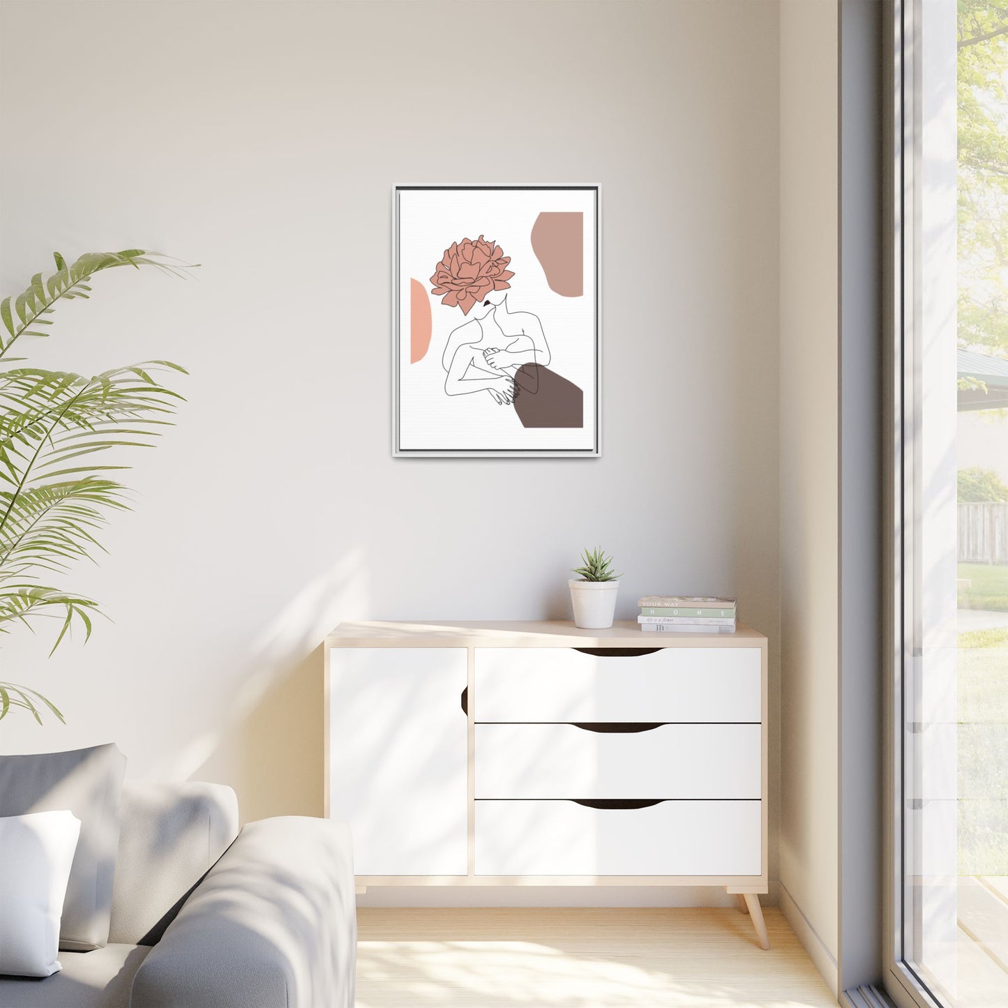Matte Canvas, Framed (Multi-color)