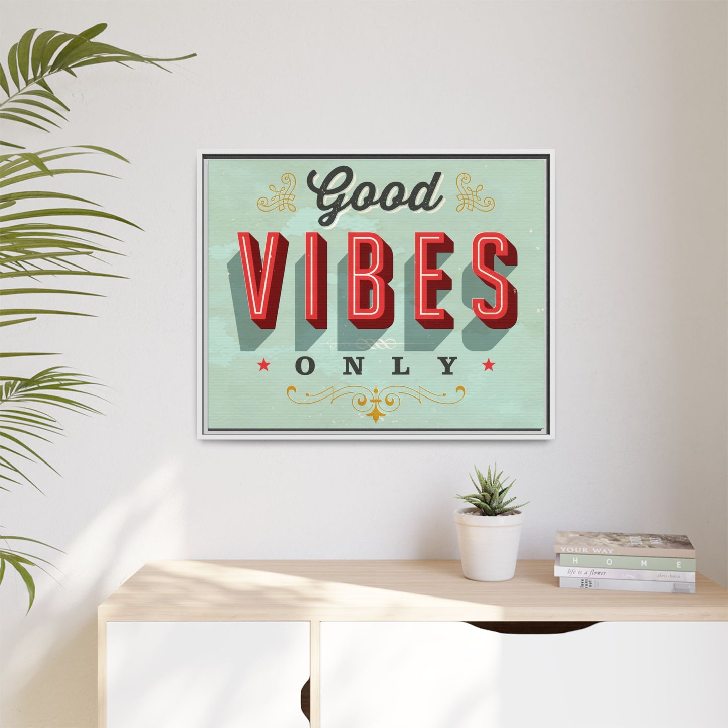 Matte Canvas, Framed (Multi-color)