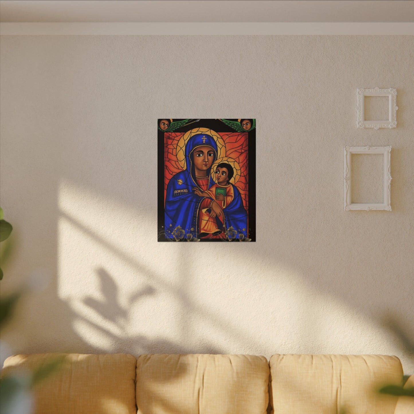 Virgin Mary Matte Canvas, Stretched, 0.75" (Multi-Size)