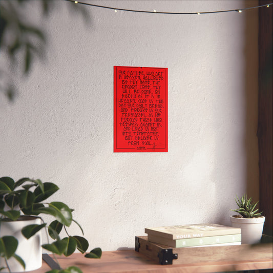 Fine Art Posters Psalms 23 Our Father