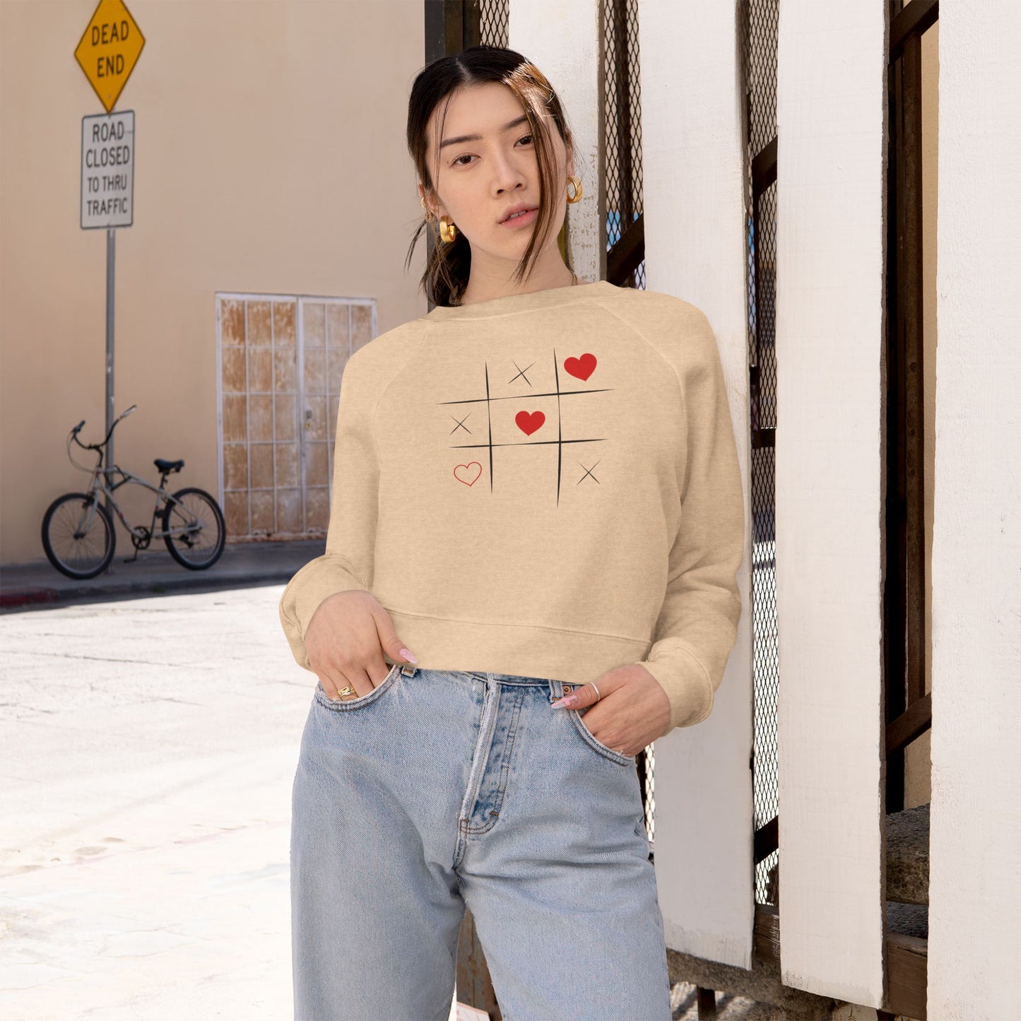 Women's Cropped Fleece Pullover