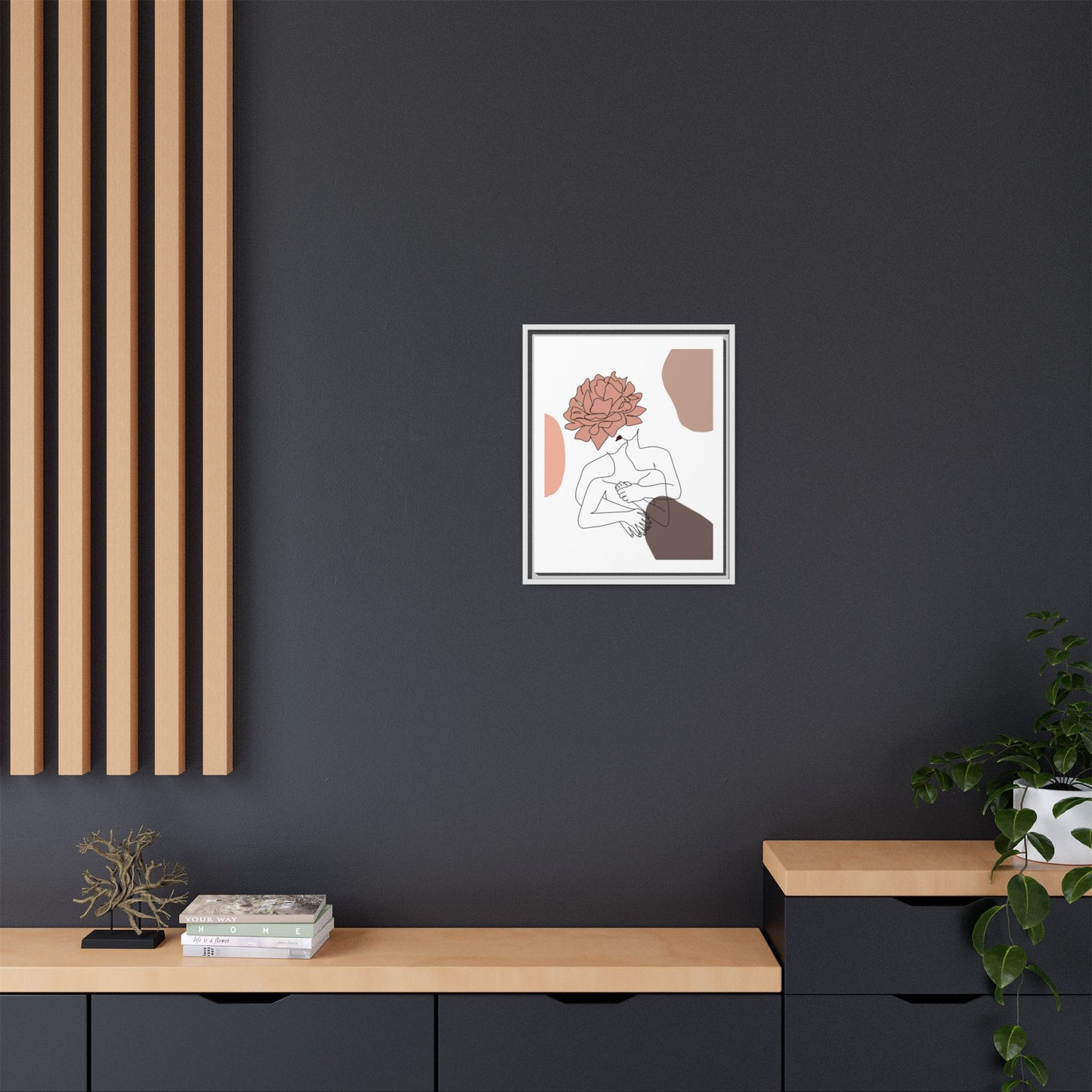 Matte Canvas, Framed (Multi-color)