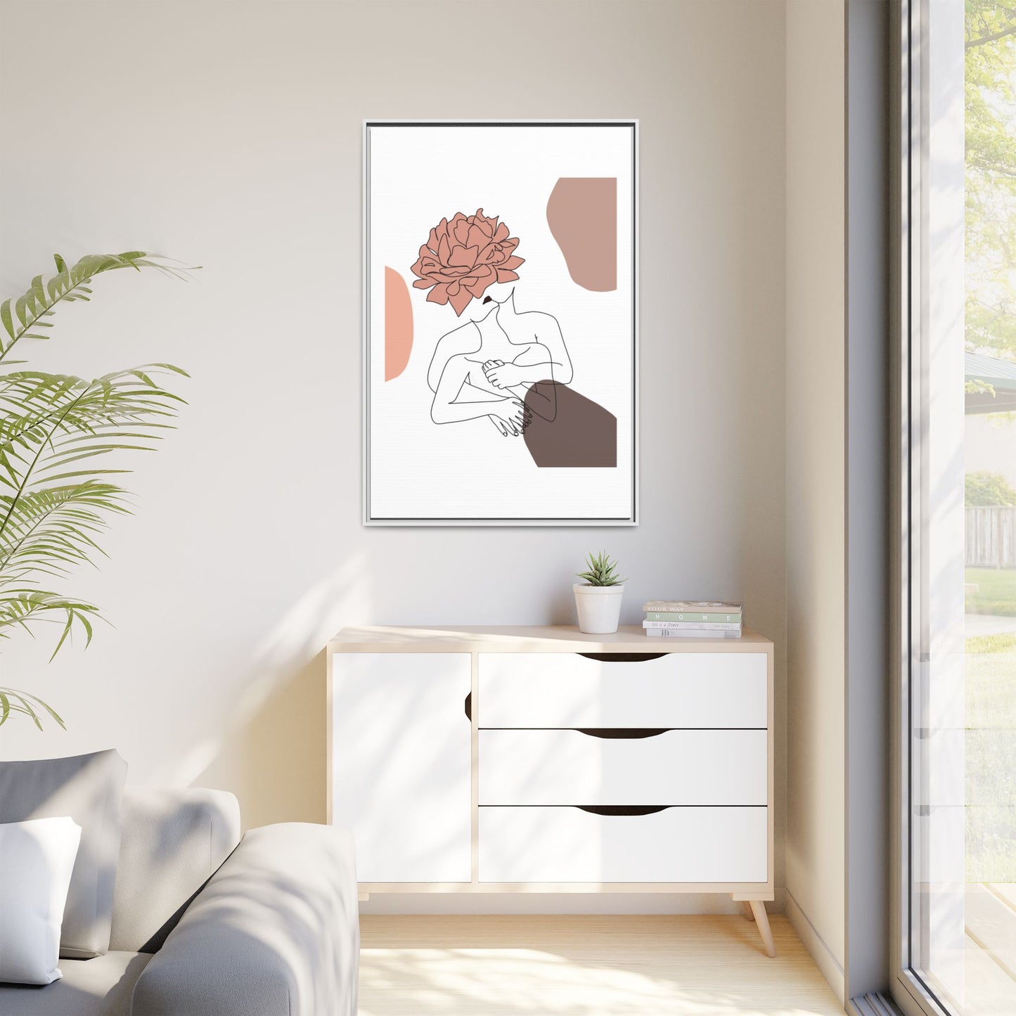 Matte Canvas, Framed (Multi-color)