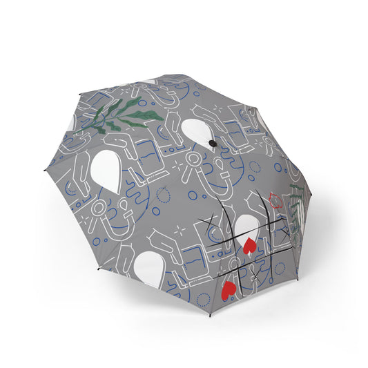Semi-Automatic Foldable Umbrella
