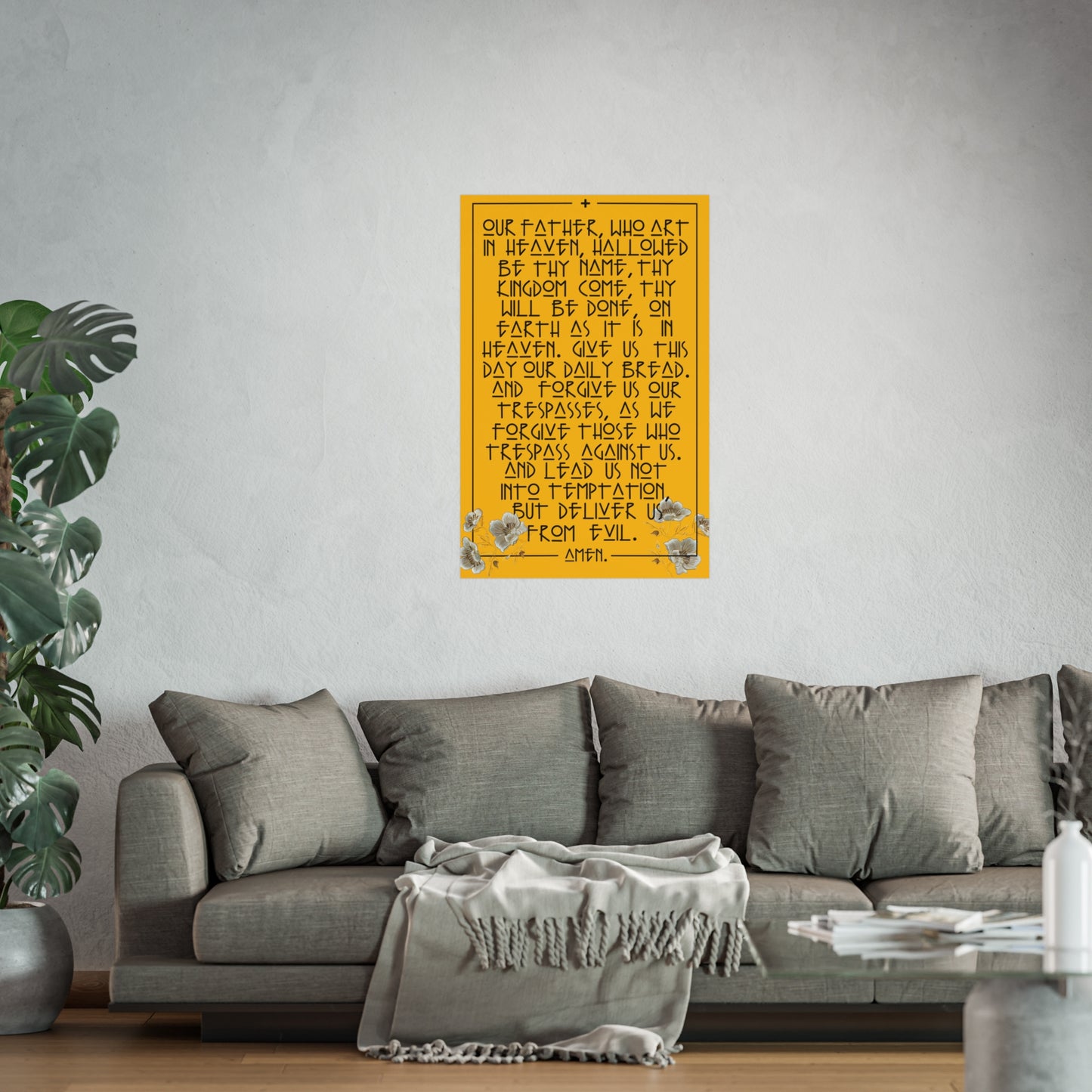 Copy of Fine Art Posters Psalms 23 Our Father