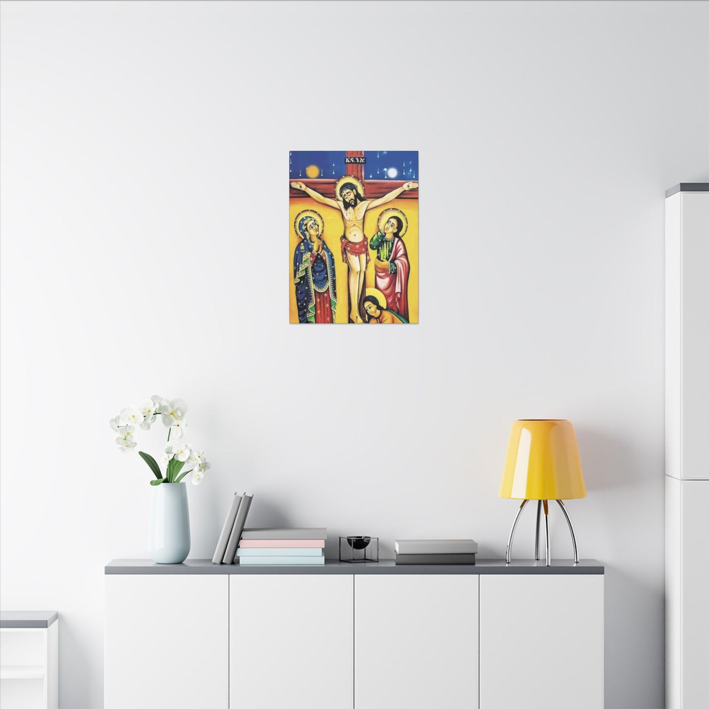 Matte Canvas, Stretched, 0.75" (Multi-Size) Jesus Christ ኢየሱስ ክርስቶስ
