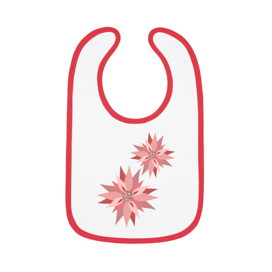 Baby Contrast Trim Jersey Bib