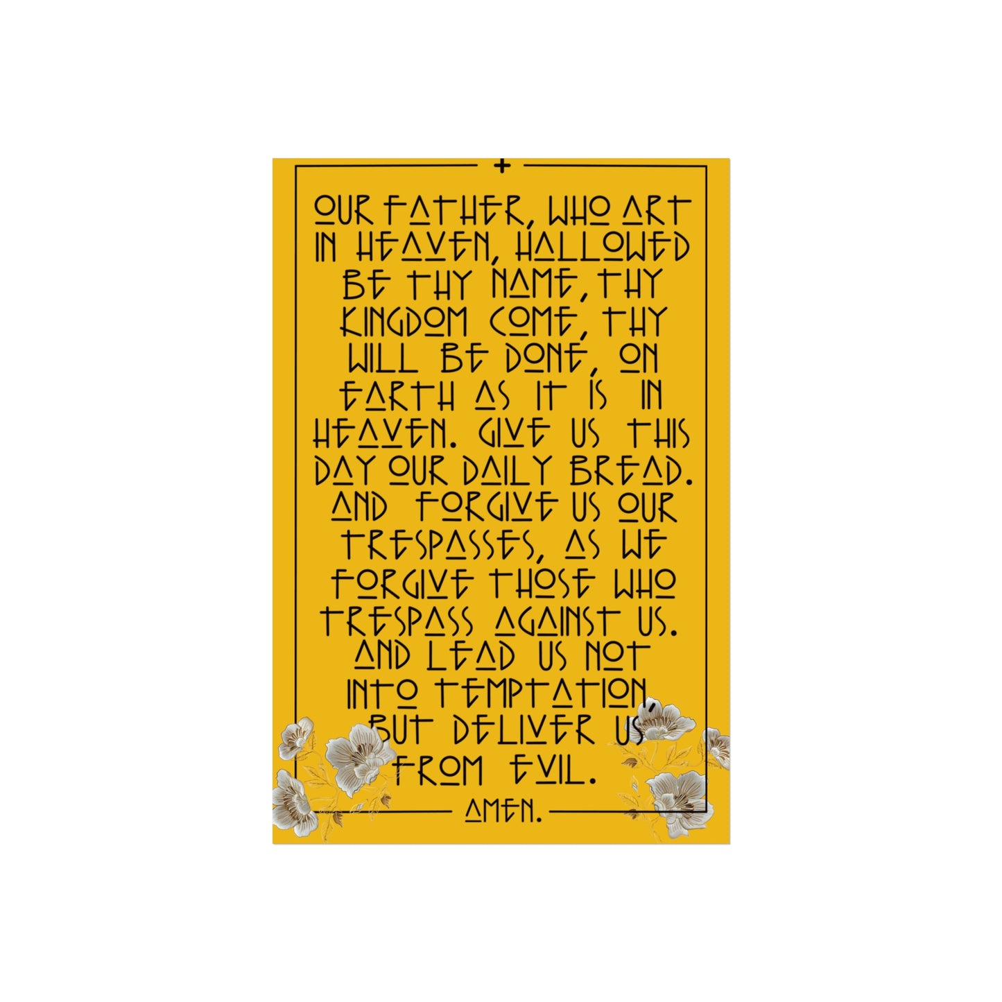 Copy of Fine Art Posters Psalms 23 Our Father