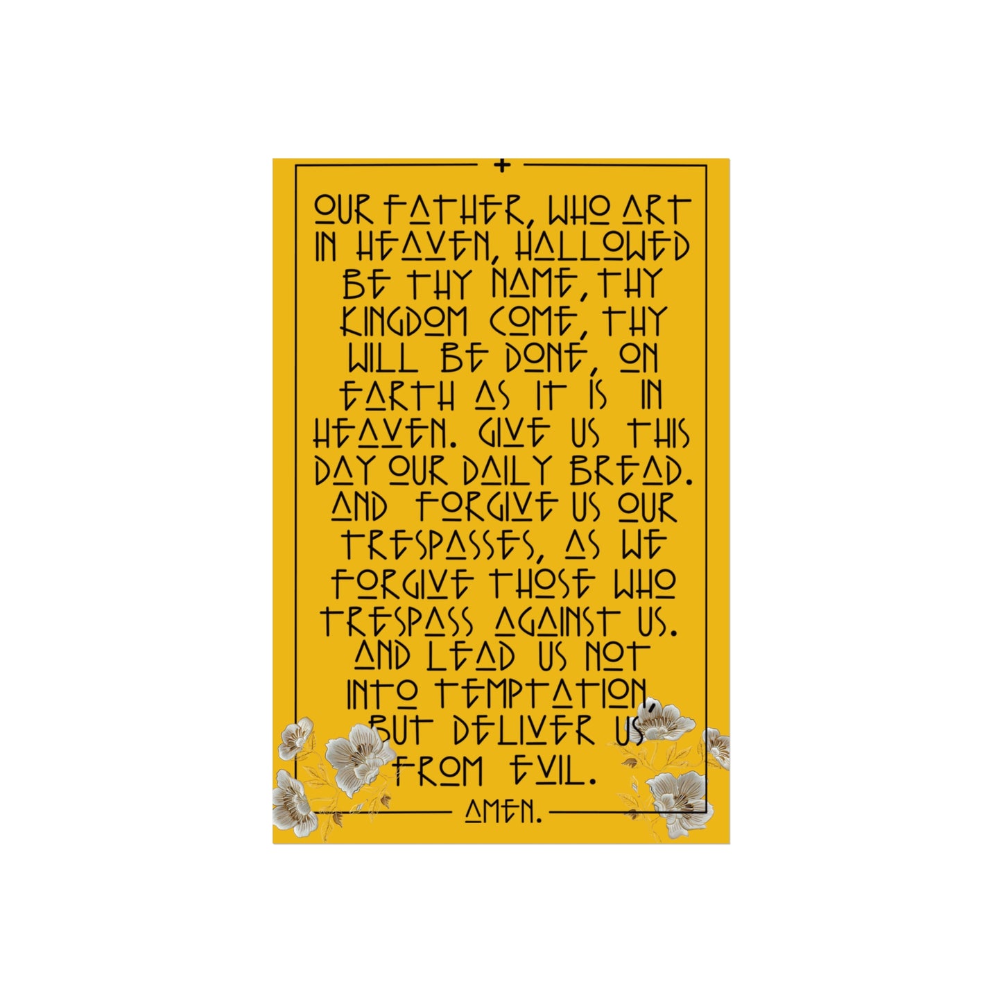 Copy of Fine Art Posters Psalms 23 Our Father