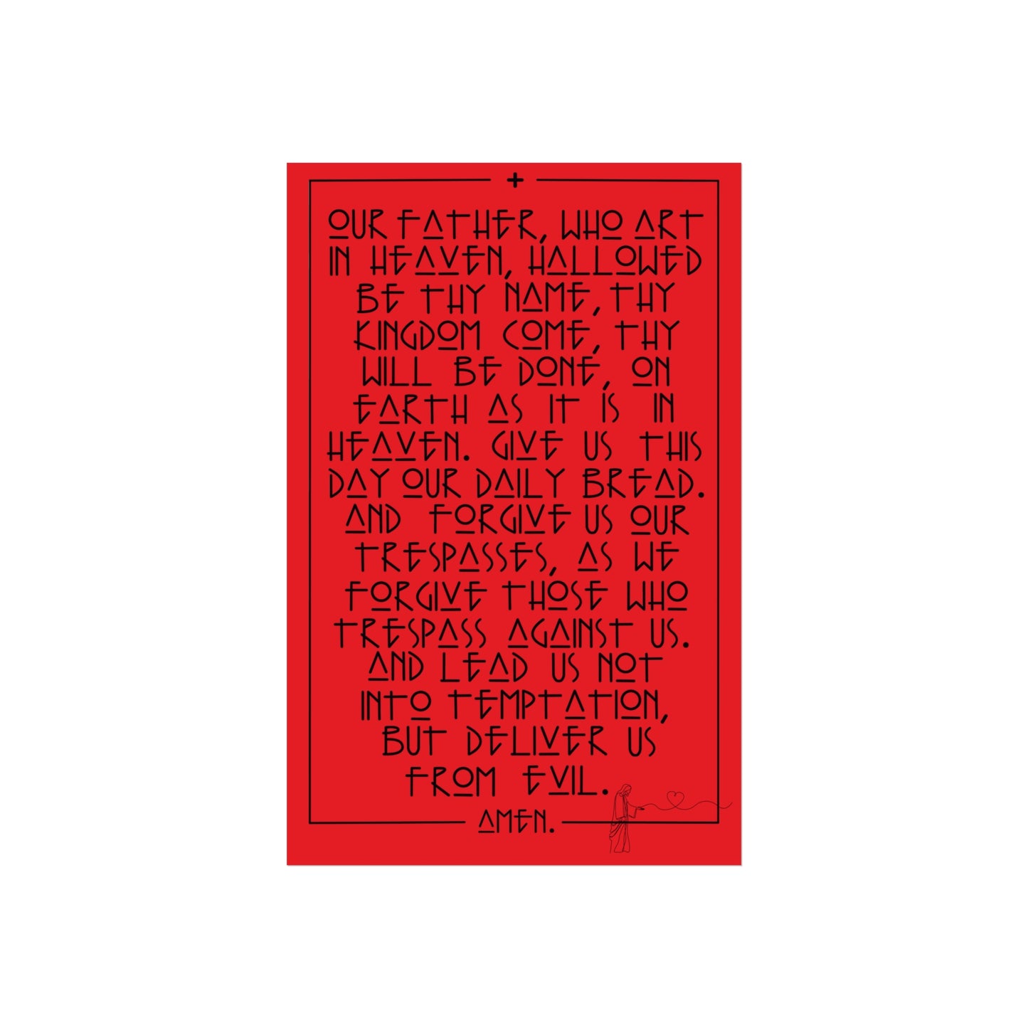 Fine Art Posters Psalms 23 Our Father
