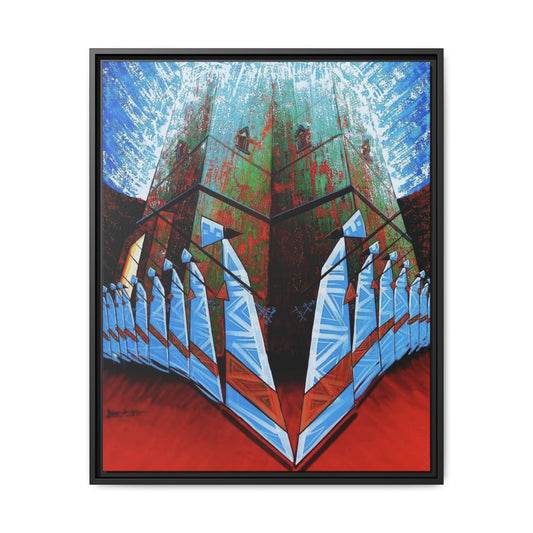 Matte Canvas, Framed (Multi-color)