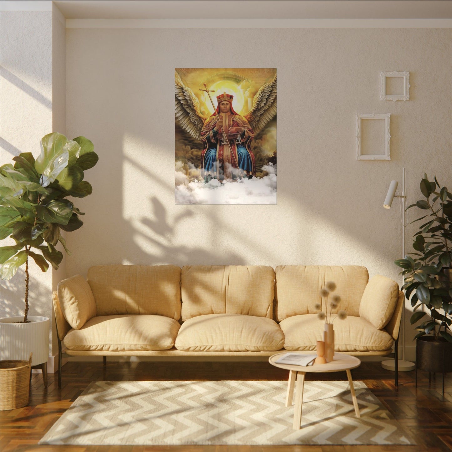 Matte Canvas, Stretched, 0.75" (Multi-Size) Saint Michael ቅዱስ ሚካኤል