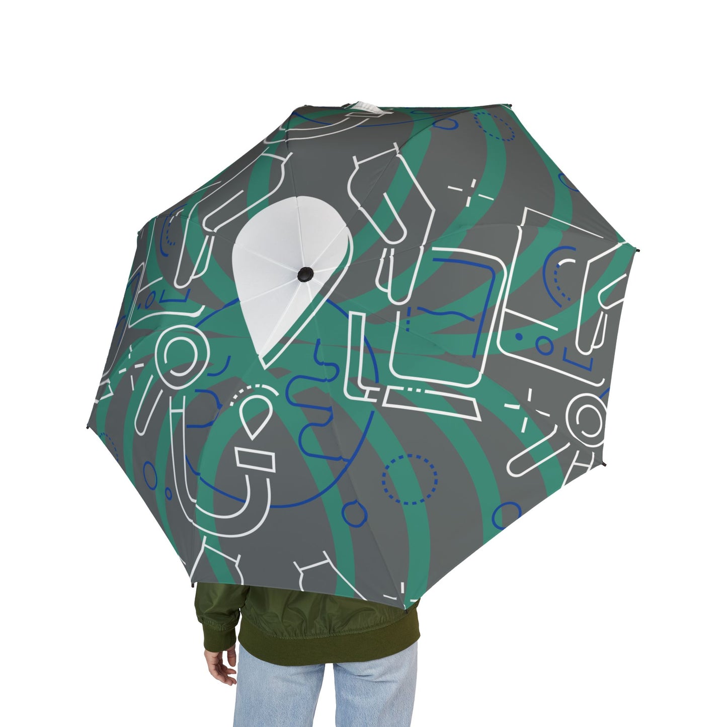 Semi-Automatic Foldable Umbrella