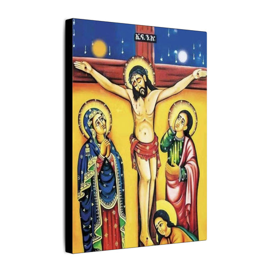 Matte Canvas, Stretched, 0.75" (Multi-Size) Jesus Christ ኢየሱስ ክርስቶስ
