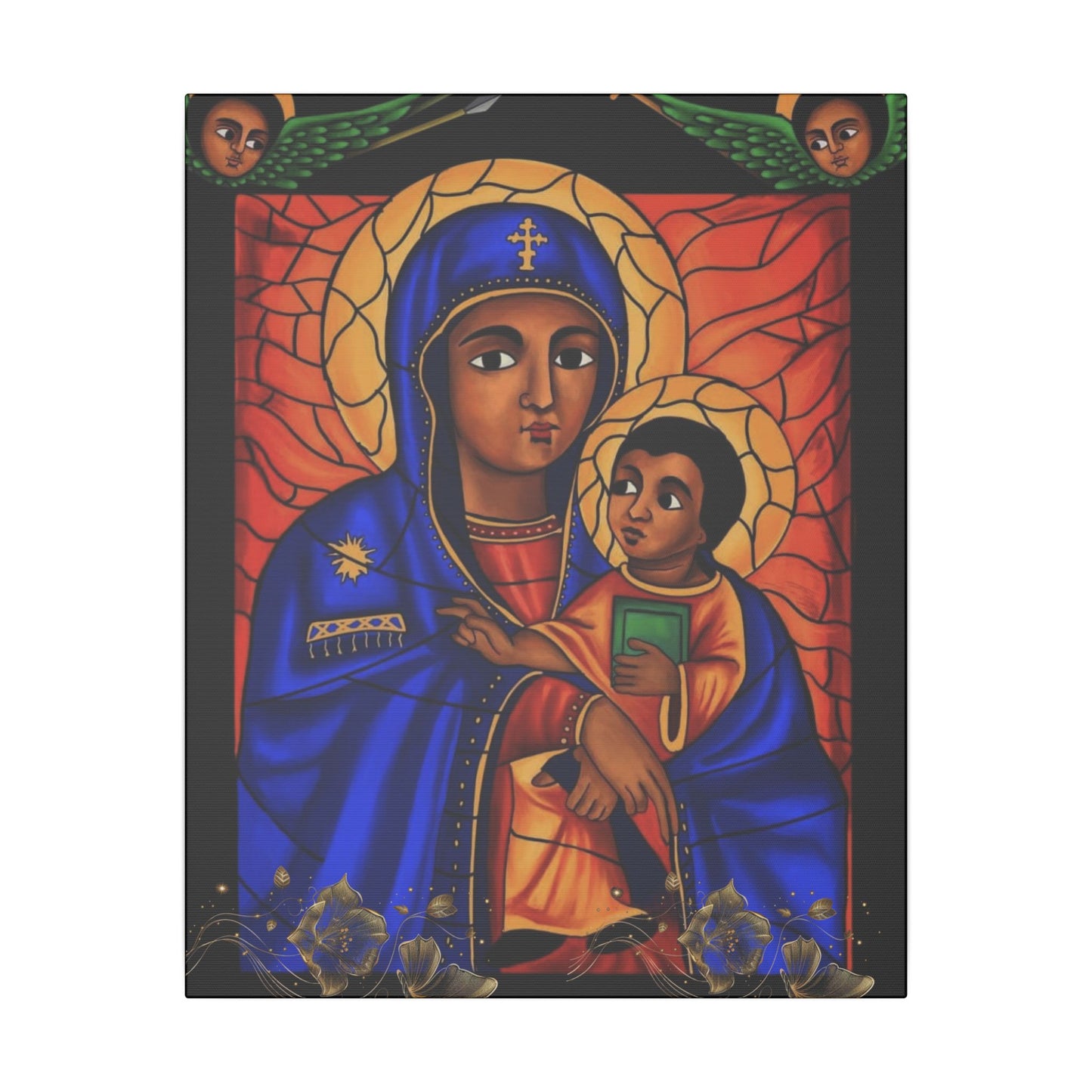 Virgin Mary Matte Canvas, Stretched, 0.75" (Multi-Size)