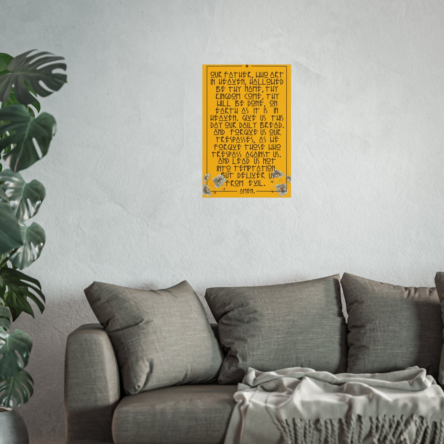 Copy of Fine Art Posters Psalms 23 Our Father