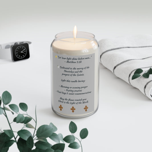 Scented Candle, 13.75oz Light of Tewahedo