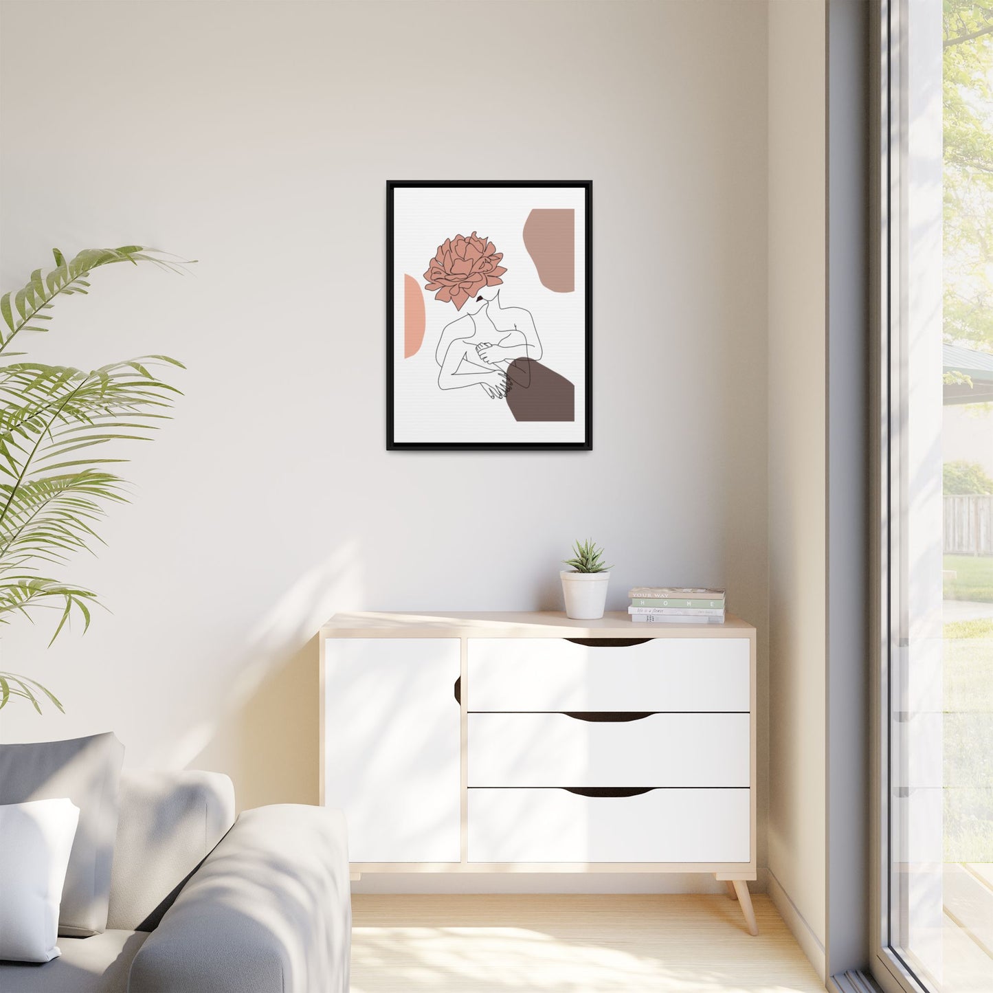 Matte Canvas, Framed (Multi-color)