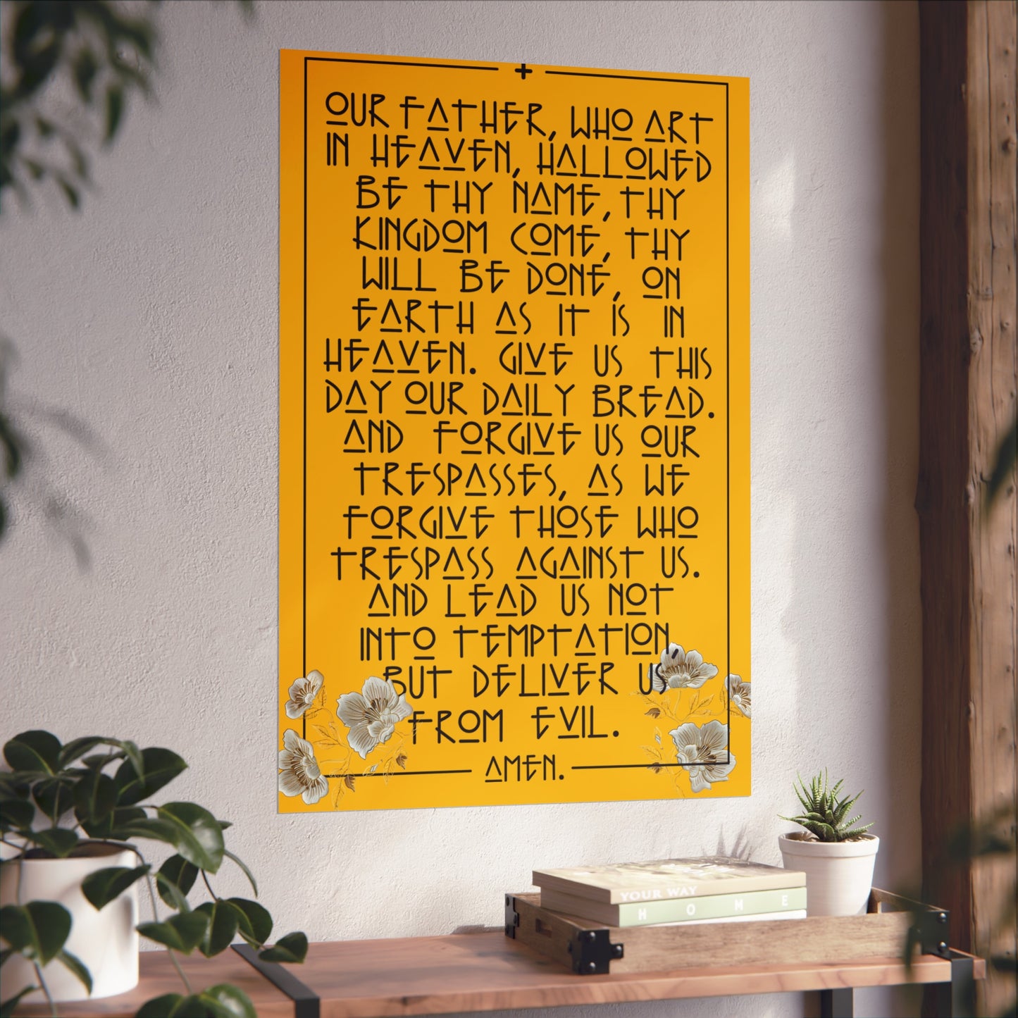 Copy of Fine Art Posters Psalms 23 Our Father