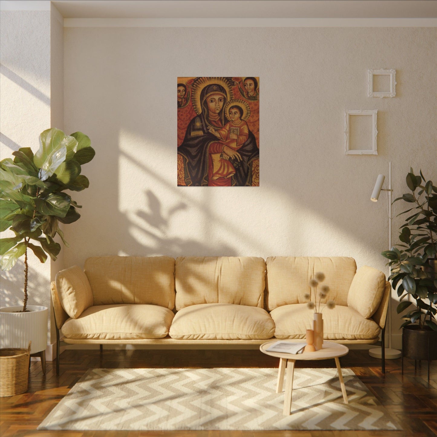 Matte Canvas, Stretched, 0.75" (Multi-Size) Holy virgin Mary