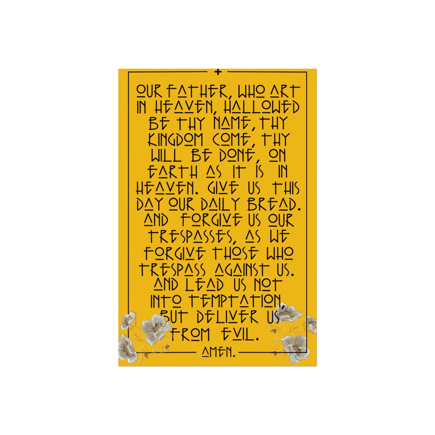 Copy of Fine Art Posters Psalms 23 Our Father