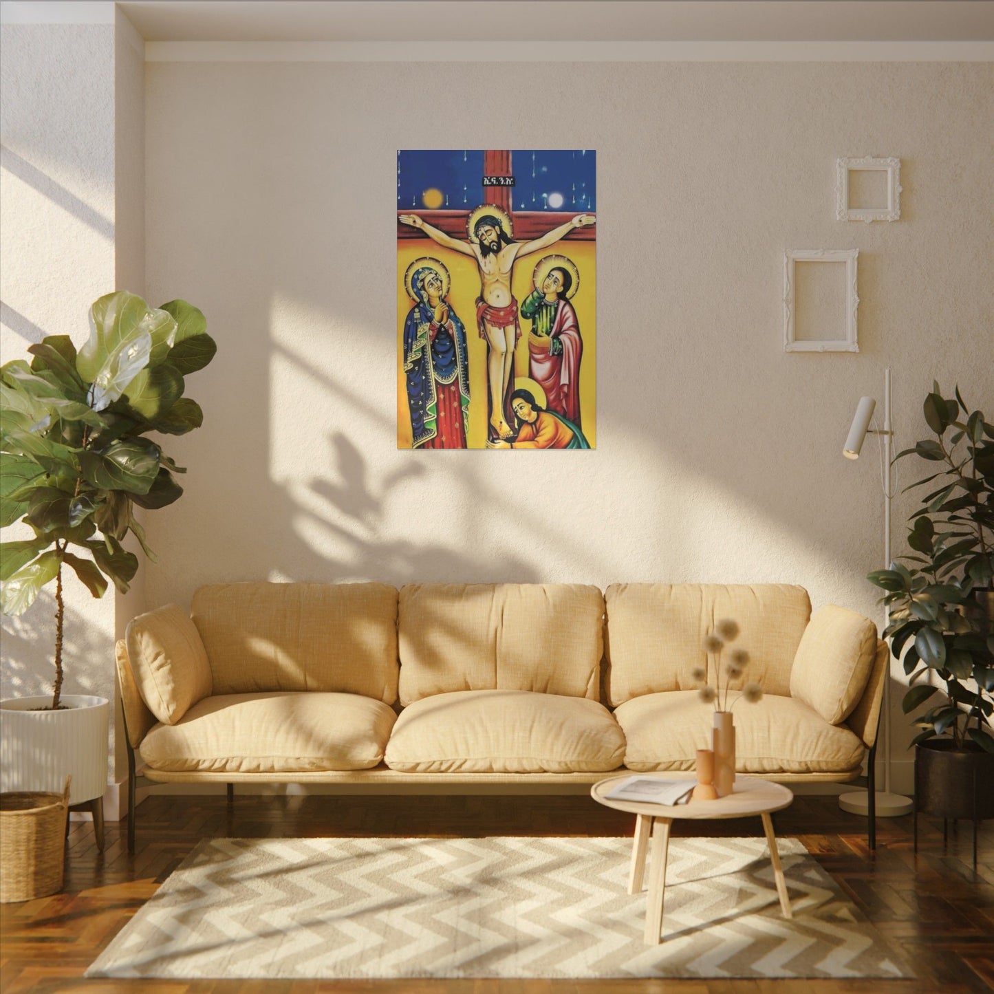 Matte Canvas, Stretched, 0.75" (Multi-Size) Jesus Christ ኢየሱስ ክርስቶስ
