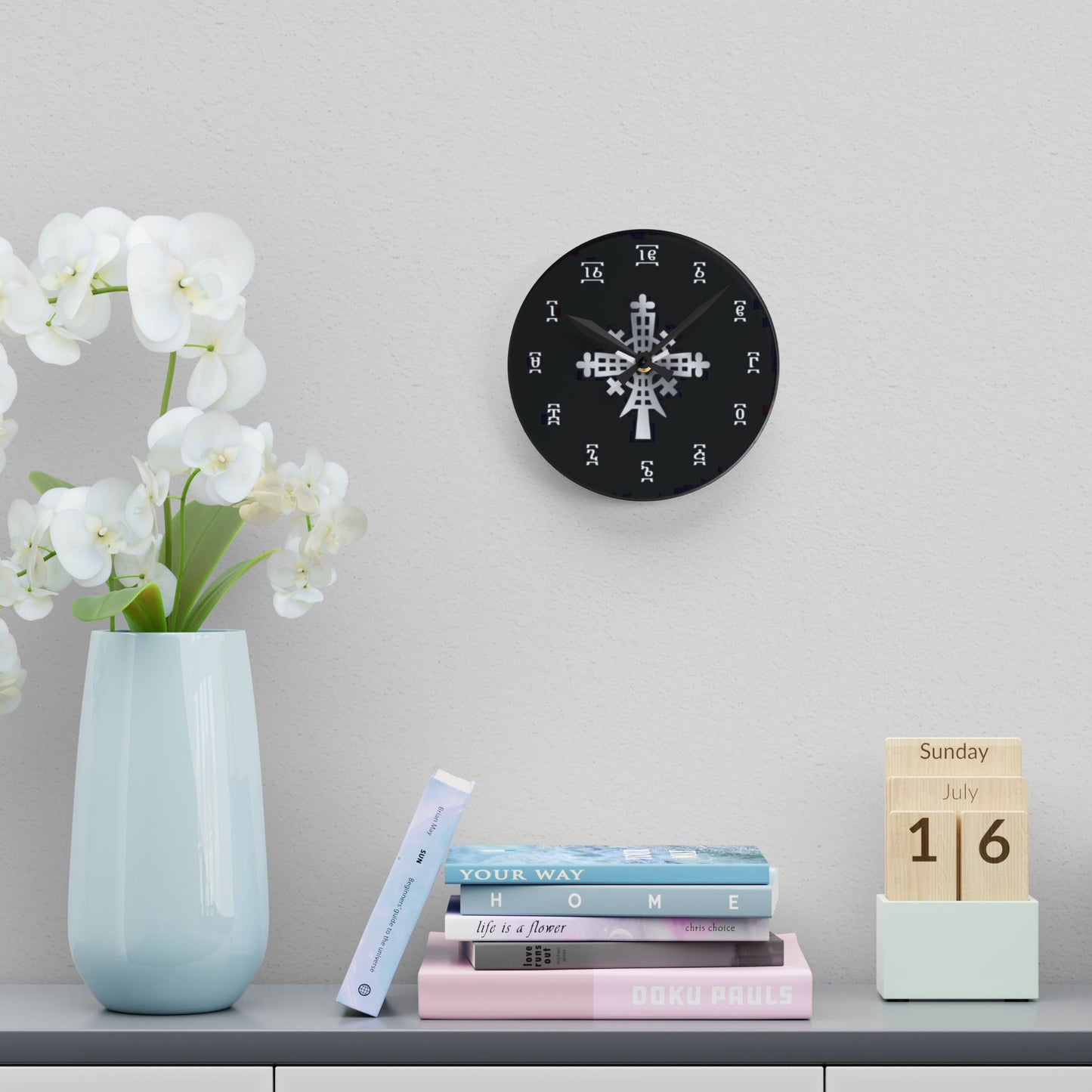 Acrylic Geez Wall Clock