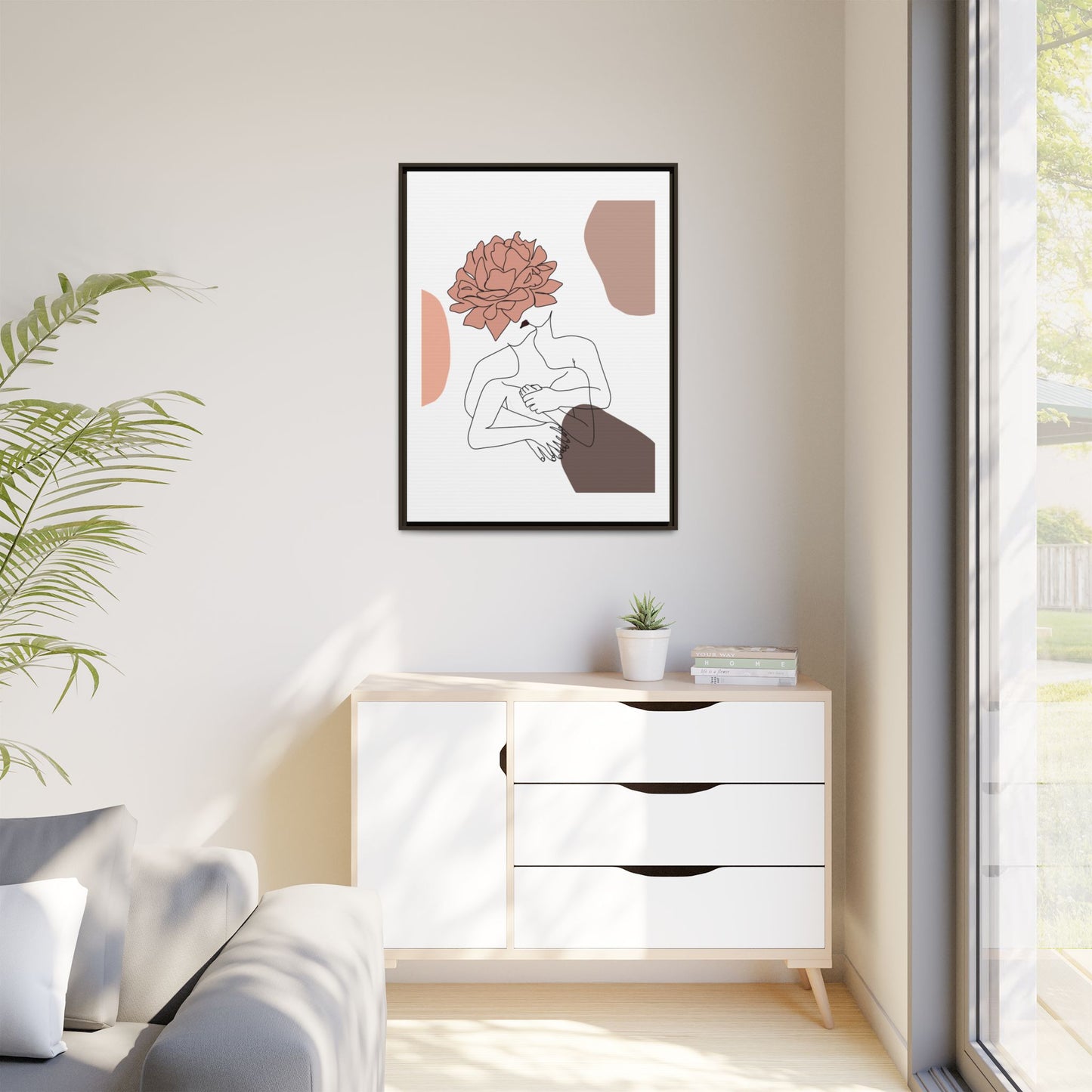 Matte Canvas, Framed (Multi-color)
