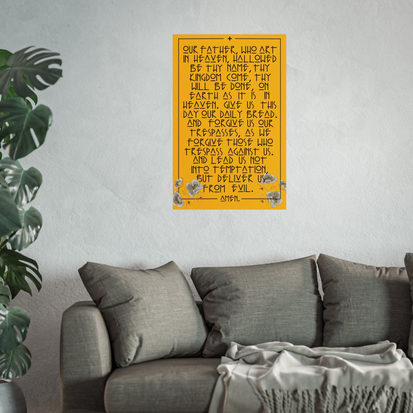 Copy of Fine Art Posters Psalms 23 Our Father